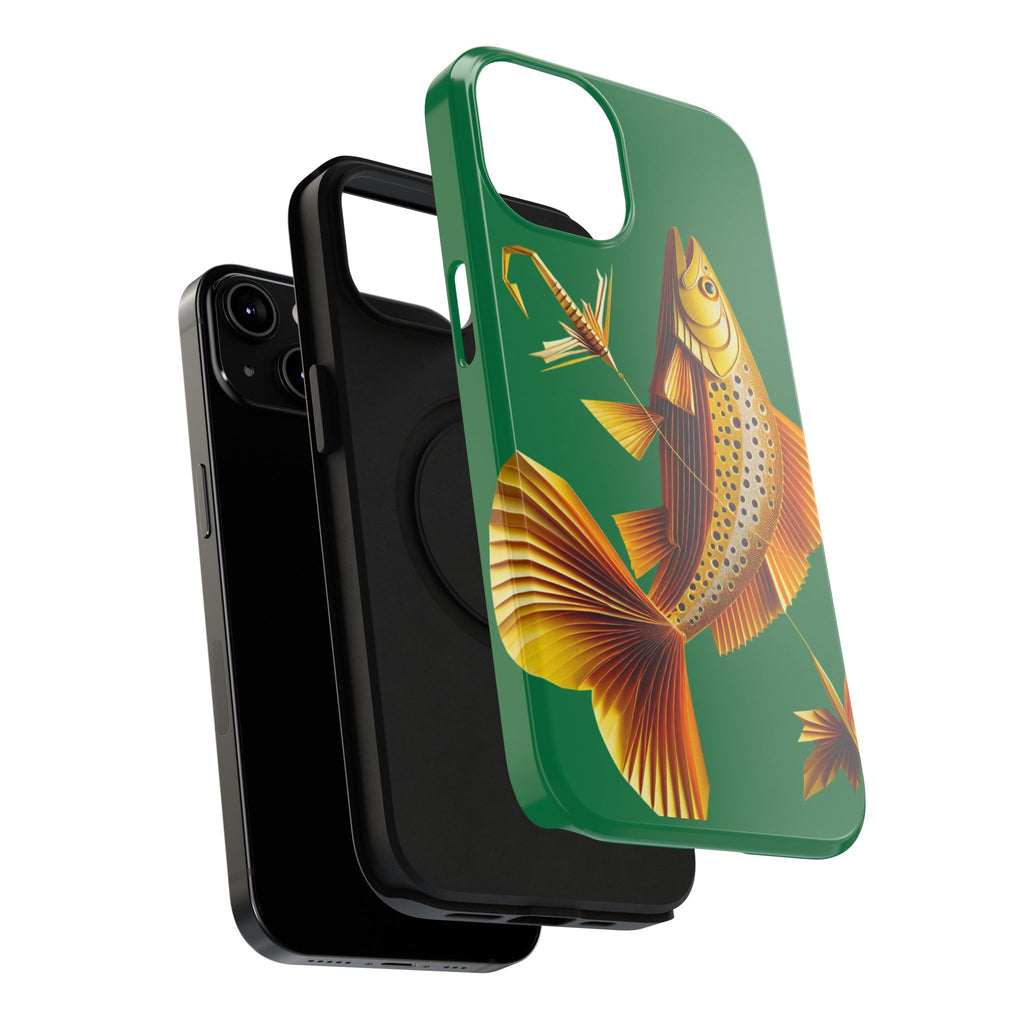 Impact Resistant Phone Case,  Lucky Charm Fish, Outdoor Enthusiast Gift