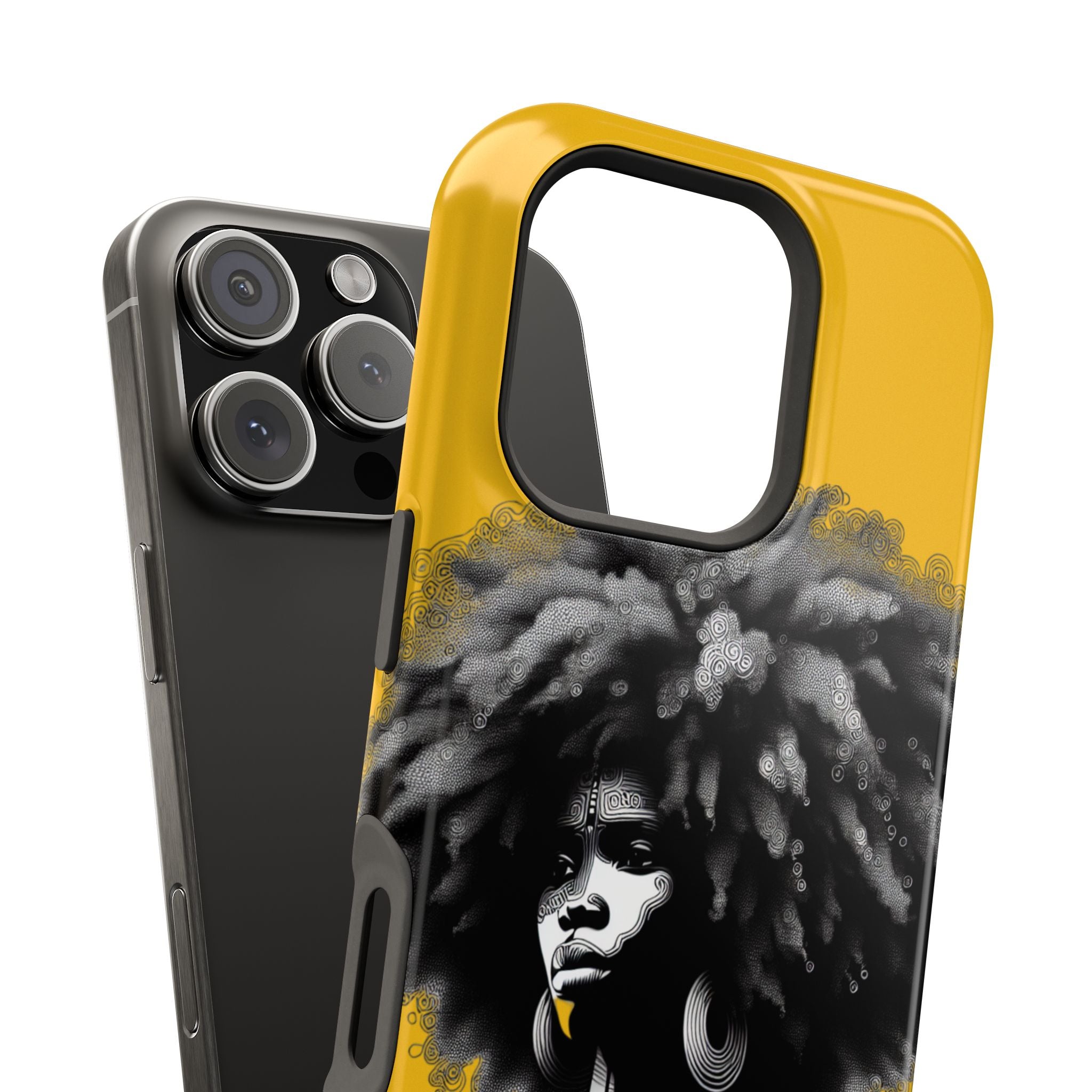 Bold African Art Impact Resistant  Phone Case