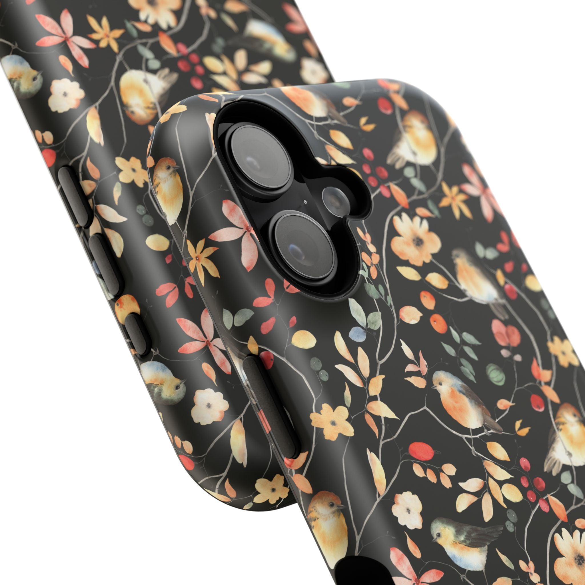 Floral Impact-Resistant Phone Case