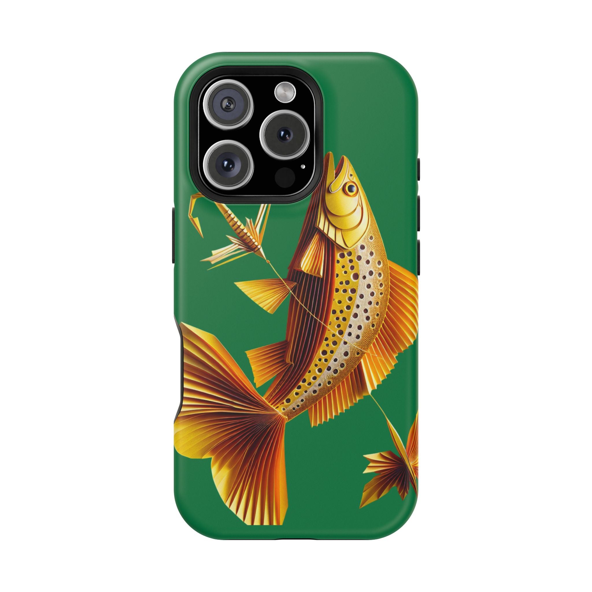 Impact Resistant Phone Case,  Lucky Charm Fish, Outdoor Enthusiast Gift