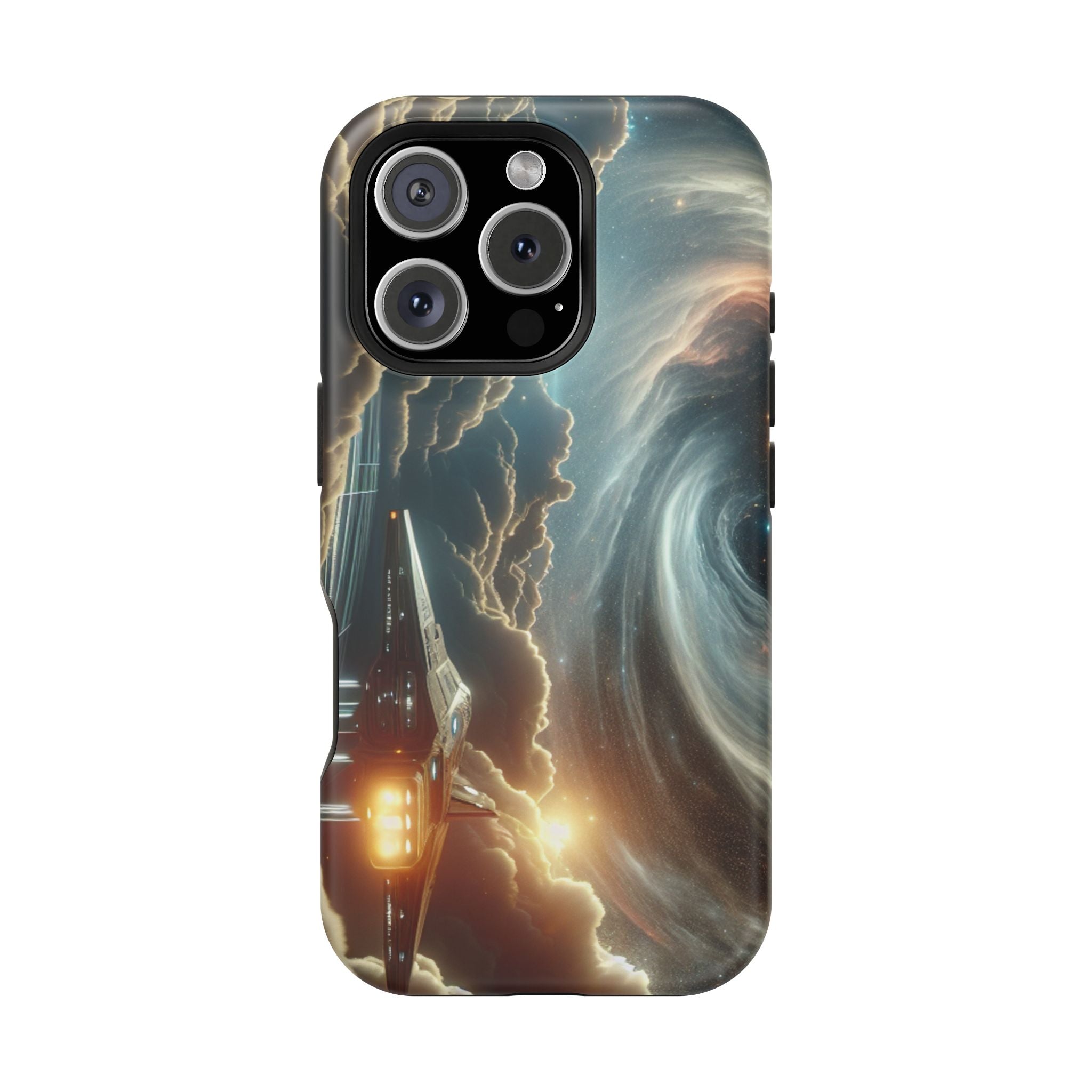 Cosmic Space Ship Impact Resistant Phone Case