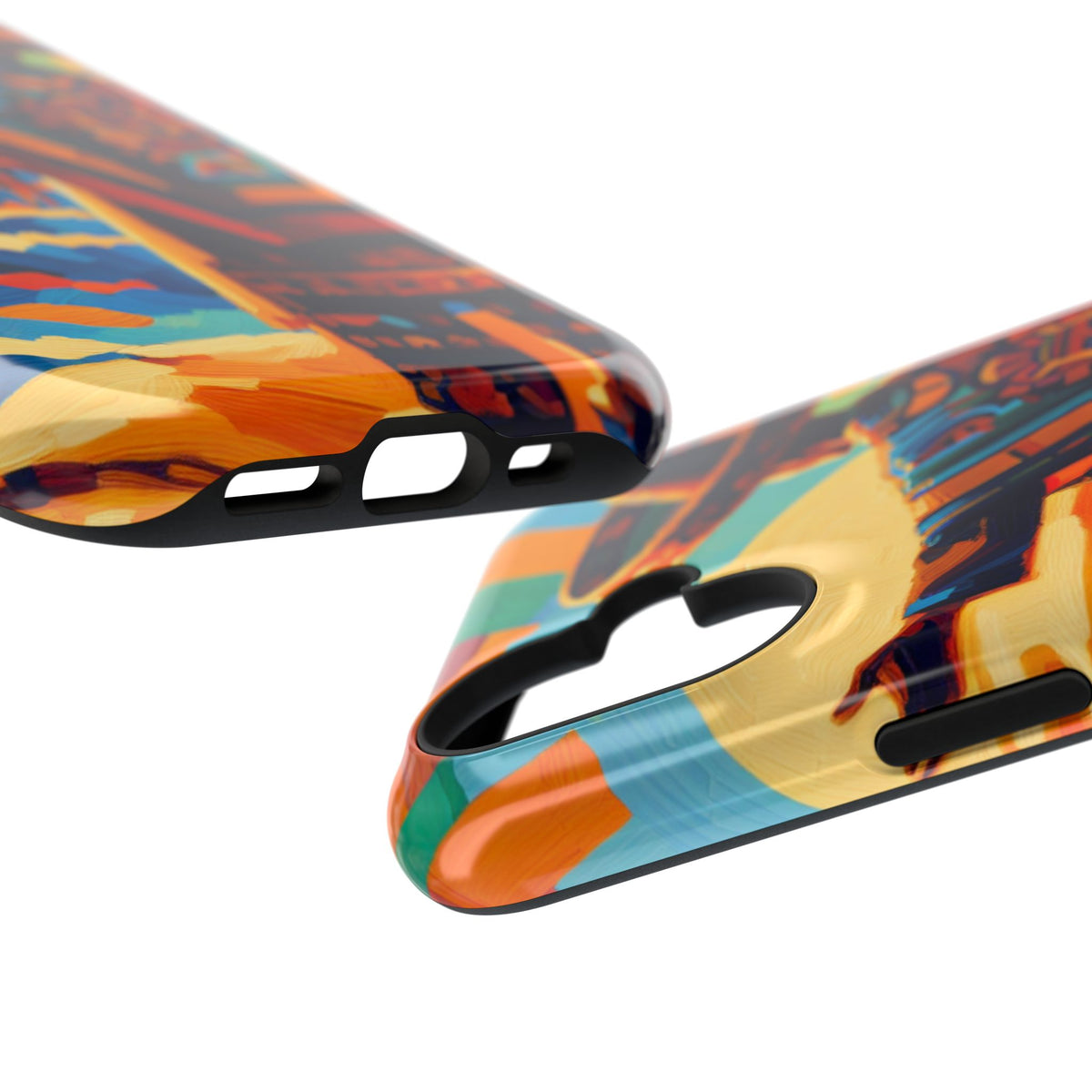 Aztec Sunset Phone Case — Impact‑Resistant Protective Cover