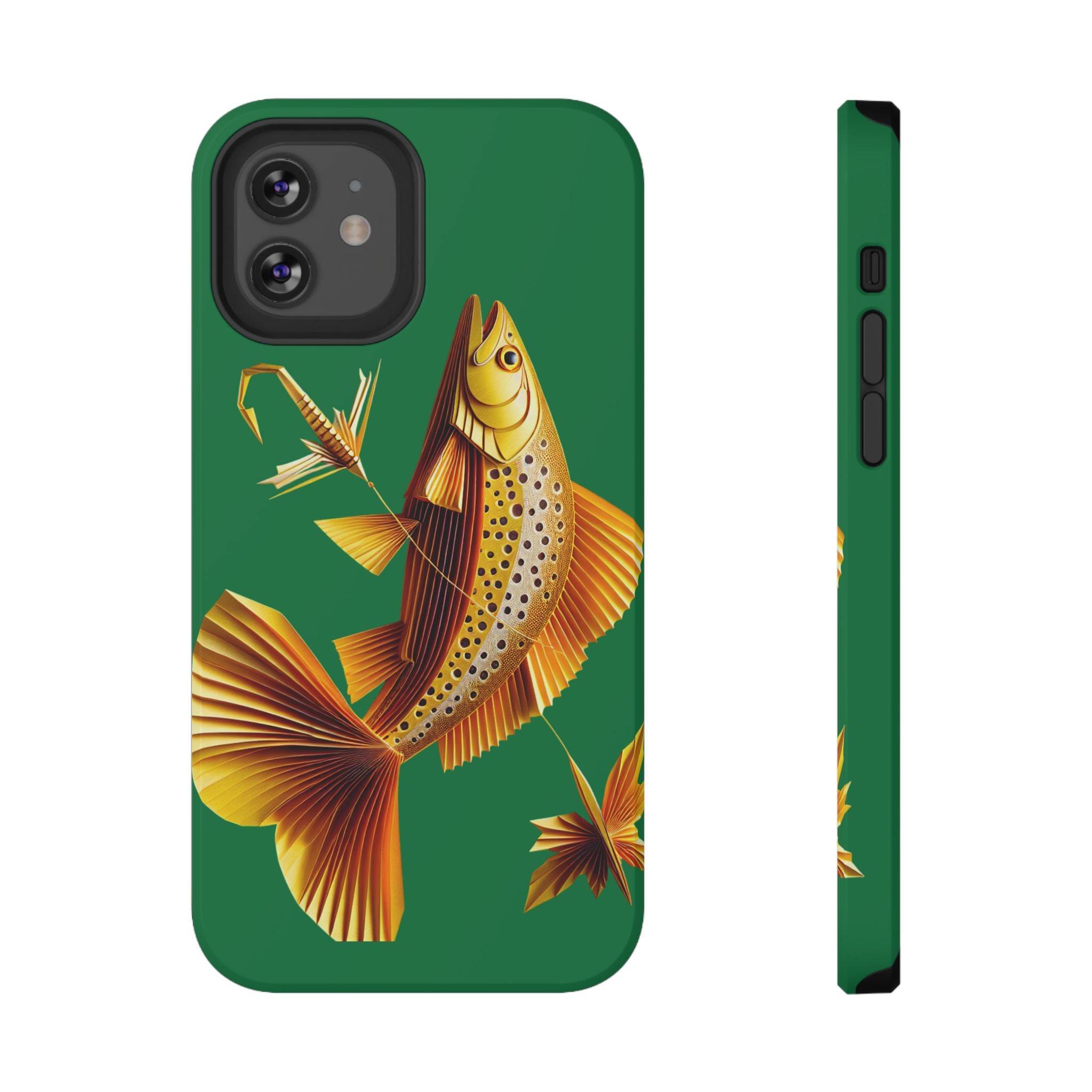 Impact Resistant Phone Case,  Lucky Charm Fish, Outdoor Enthusiast Gift