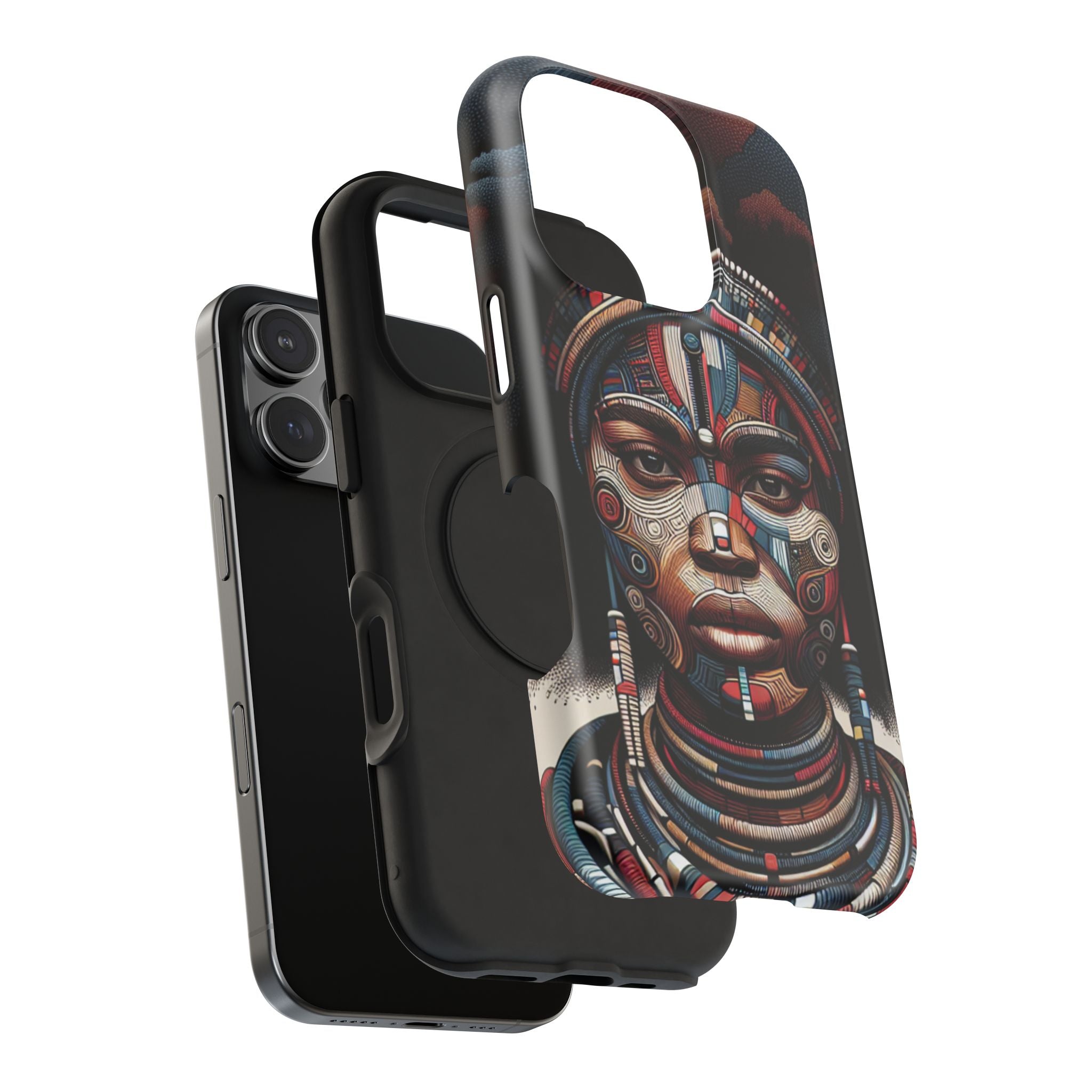 Cultural Art Impact Resistant Phone Case