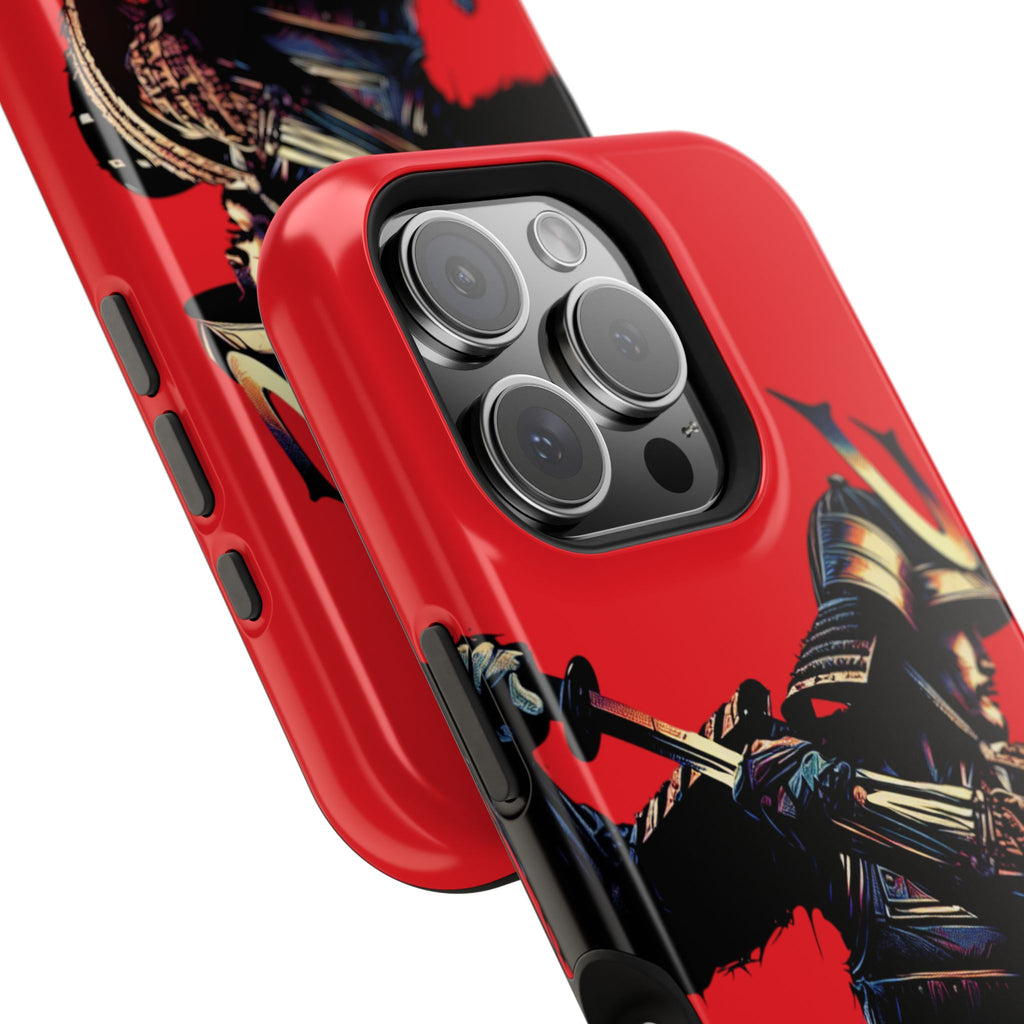 Impact Resistant Phone Case - Samurai Red Warrior