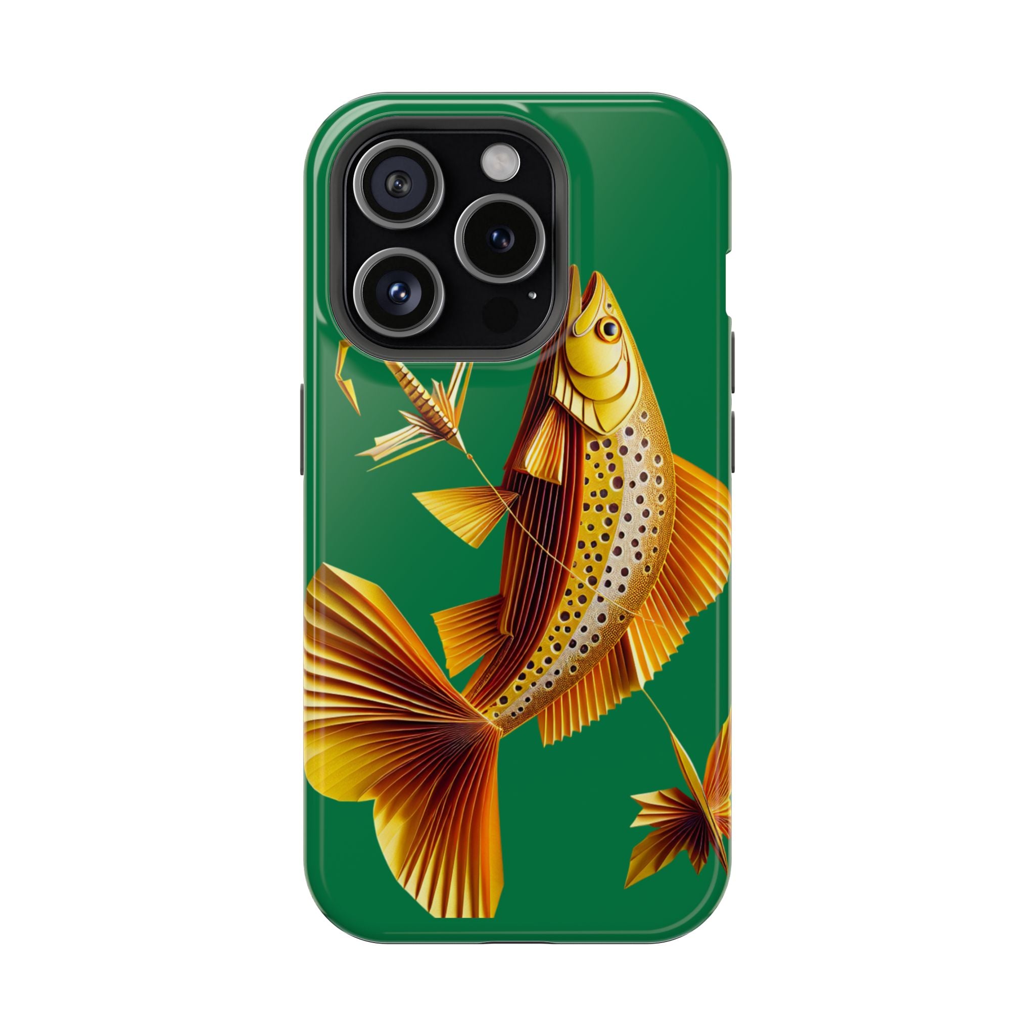 Impact Resistant Phone Case,  Lucky Charm Fish, Outdoor Enthusiast Gift