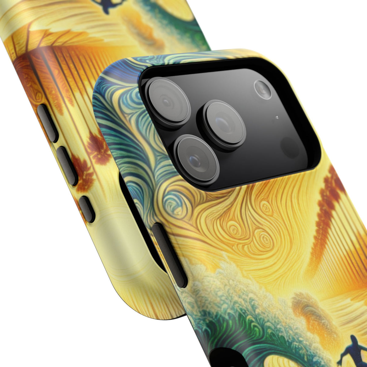 Surfer Sunrise Impact-Resistant Phone Case
