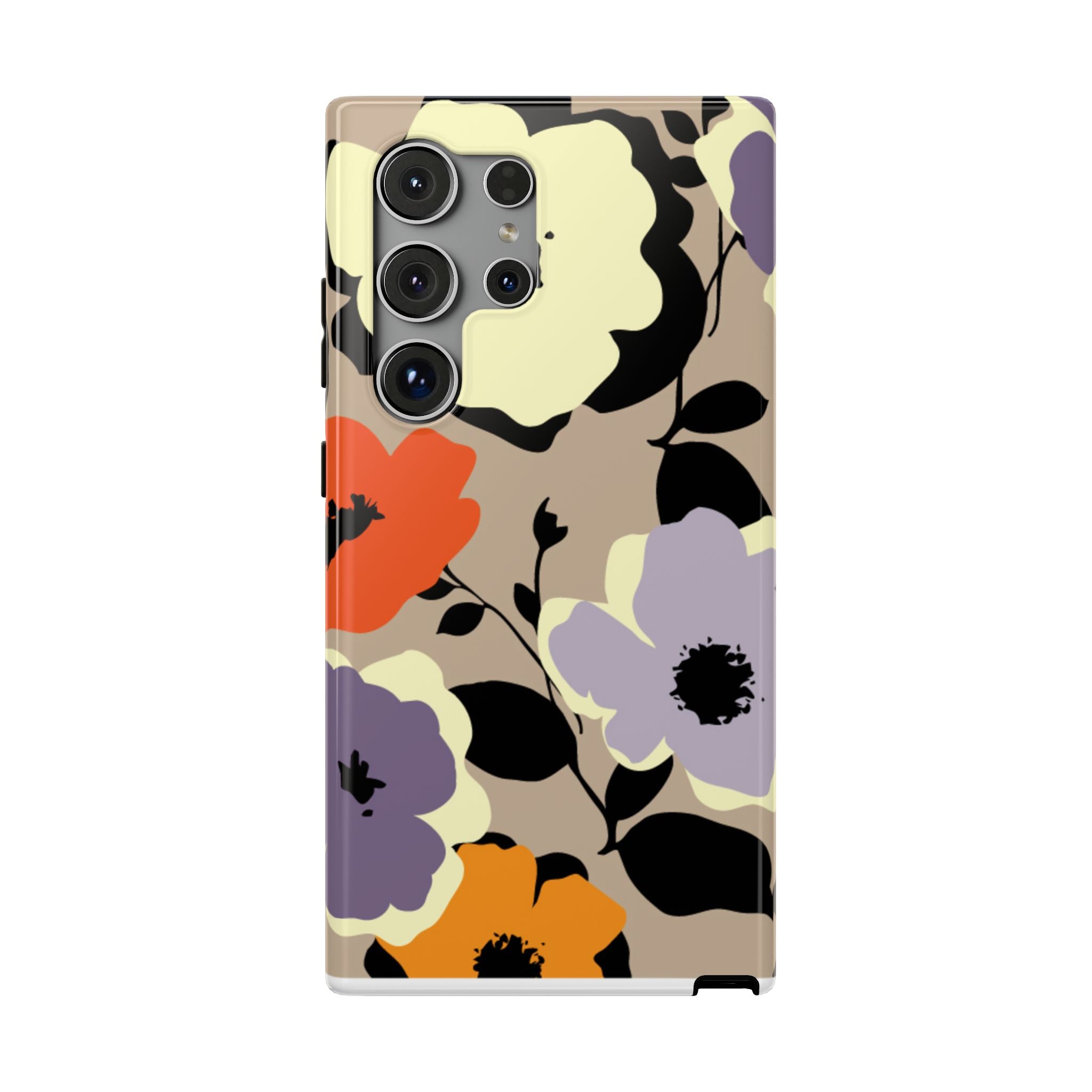 Floral Impact-Resistant Phone Case