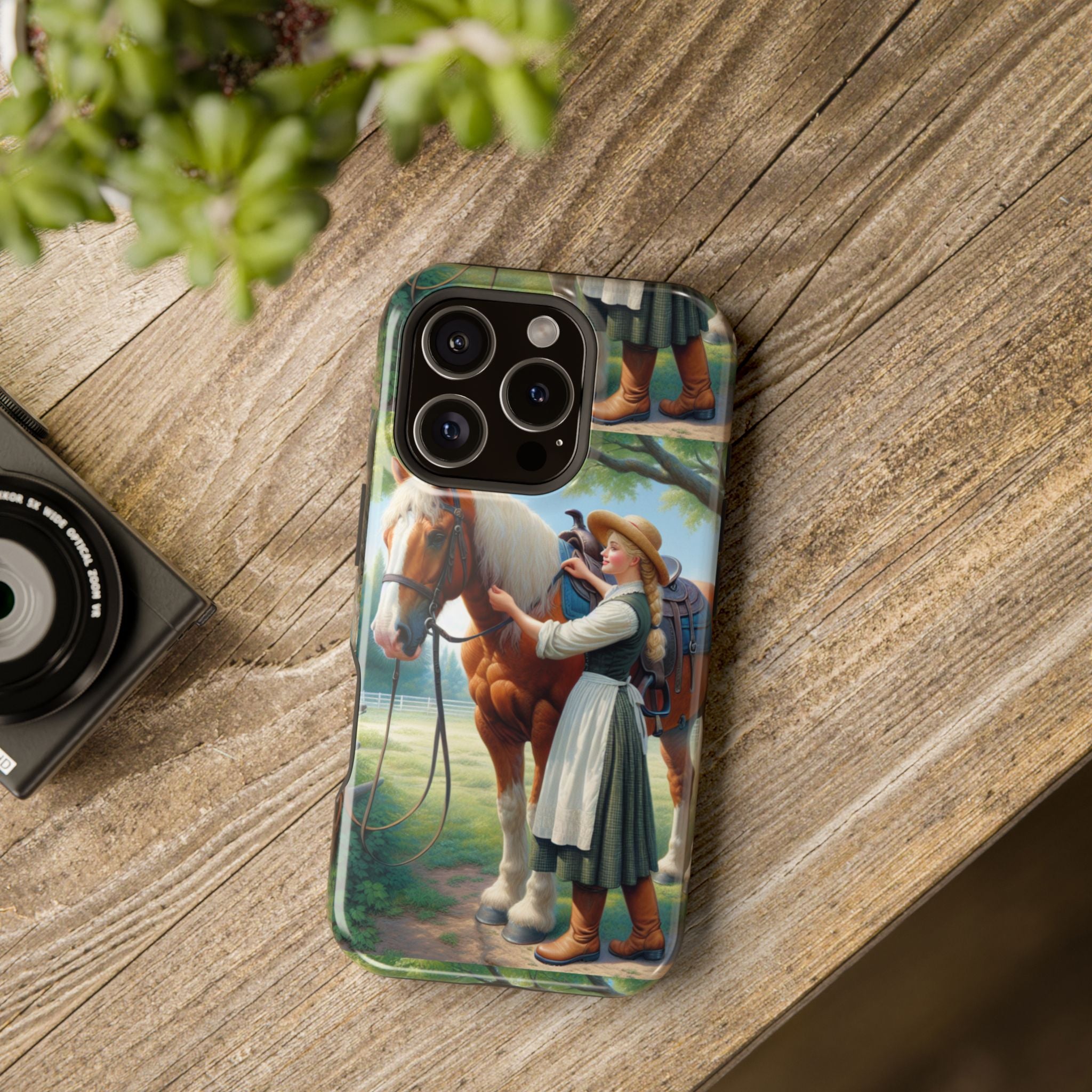 Classic Horse Care Impact Resistant Phone Case