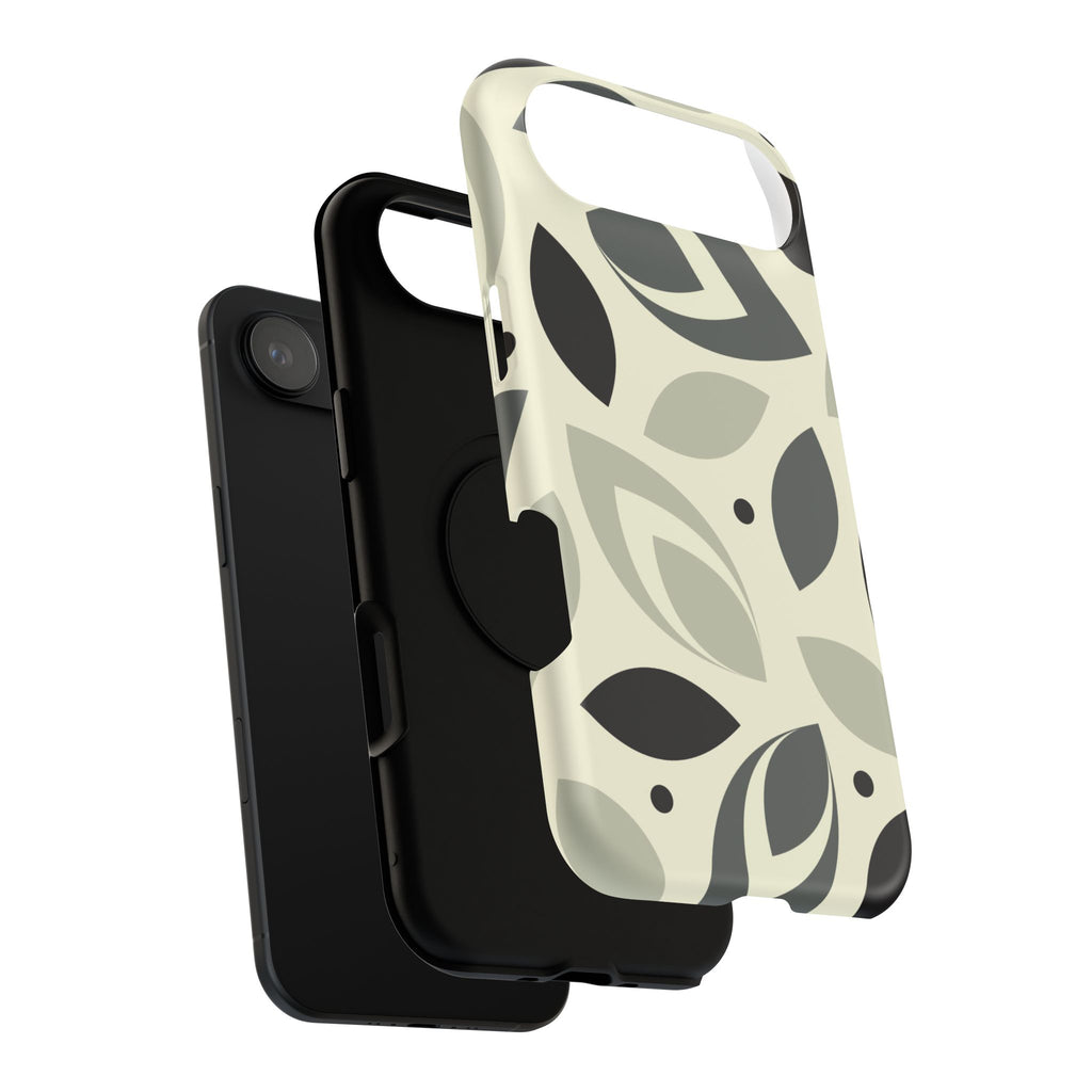 Modern Leaf Impact-Resistant Phone Cases
