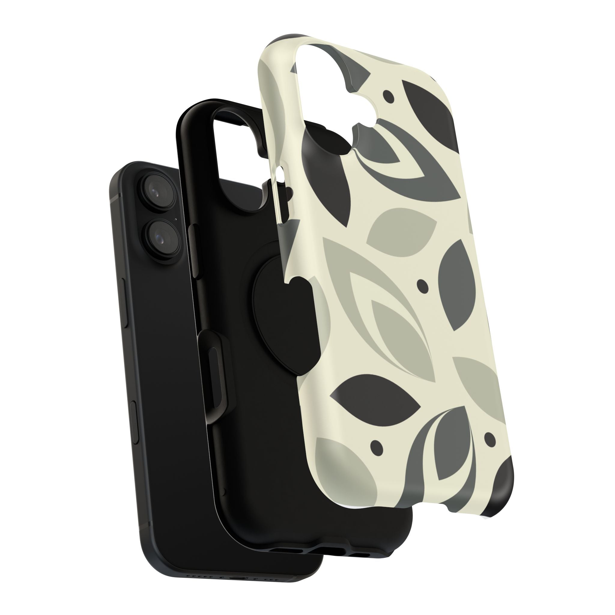 Modern Leaf Impact-Resistant Phone Cases