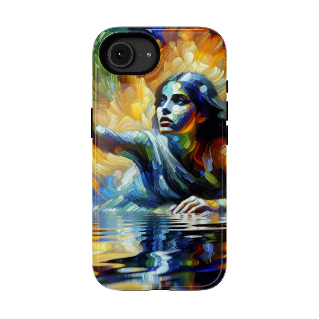 Abstract Woman Impact Resistant Phone Tough Case