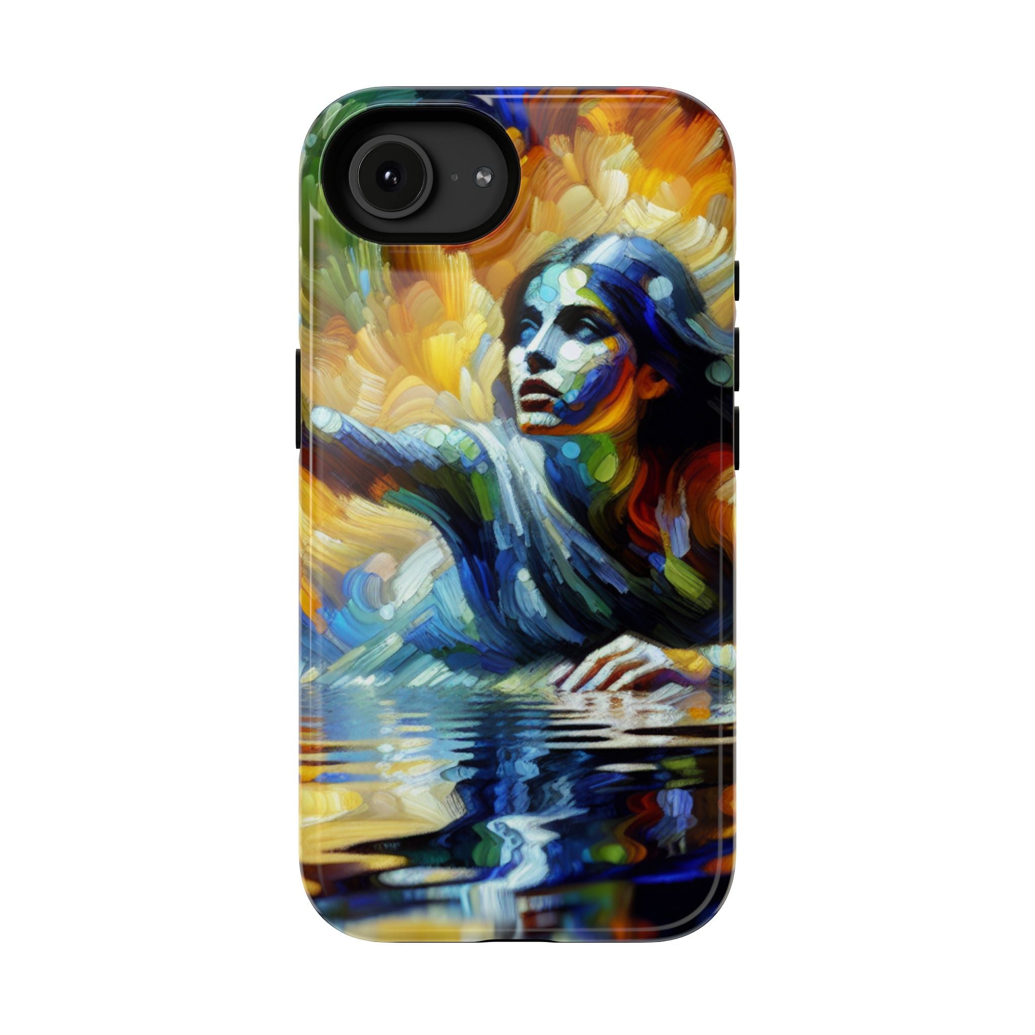 Abstract Woman Impact Resistant Phone Tough Case