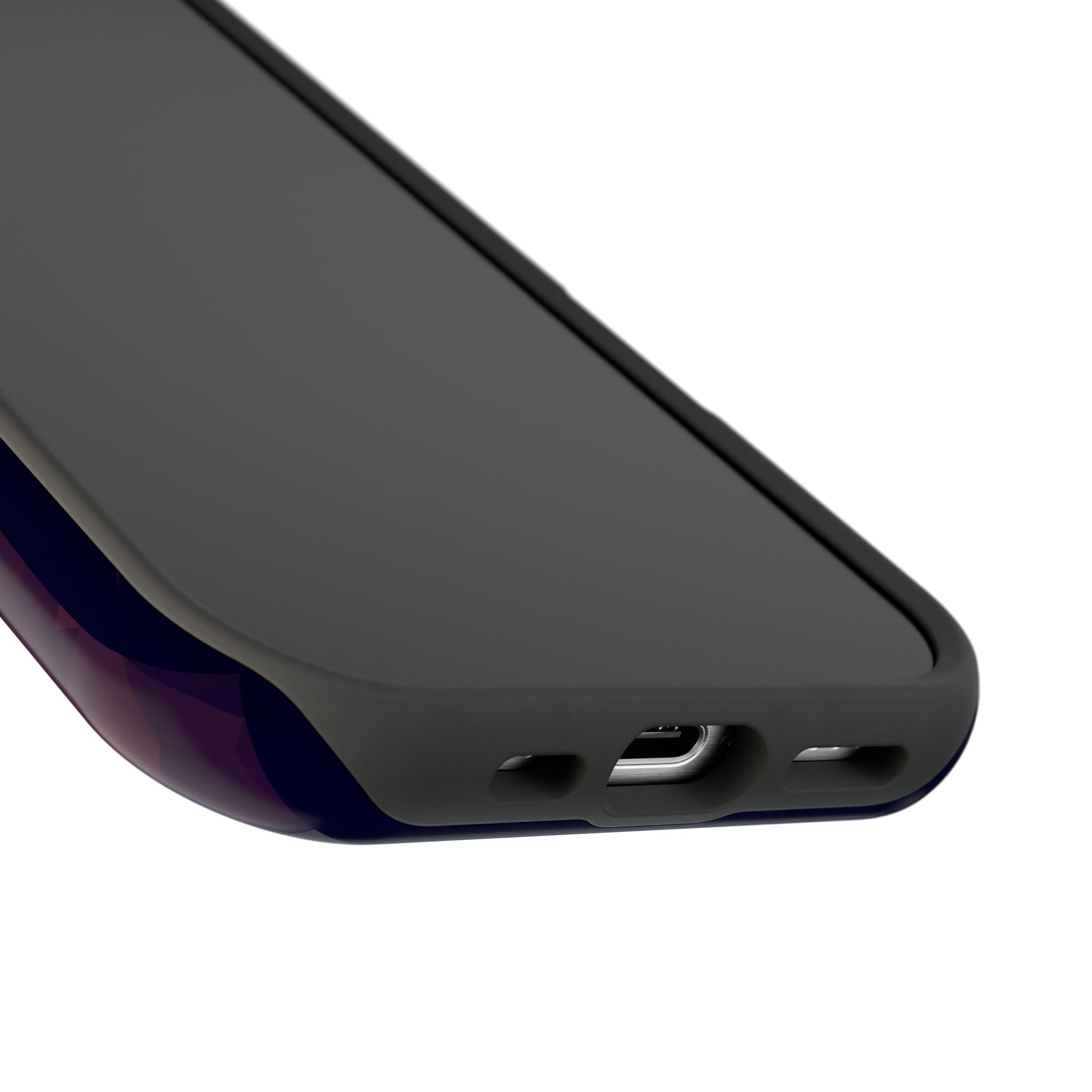 Colorful Tiger Phone Case, Impact-Resistant