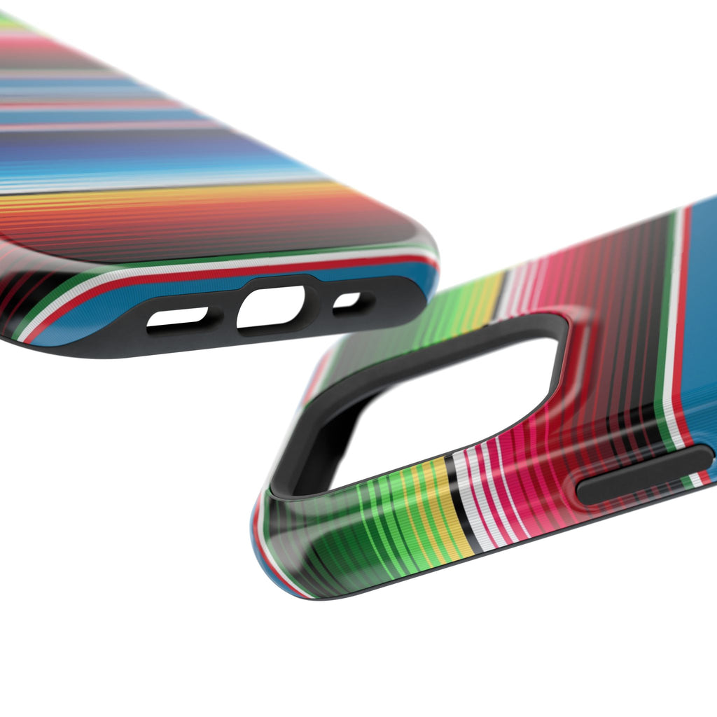 Sarape Striped Phone Case | Impact-Resistant