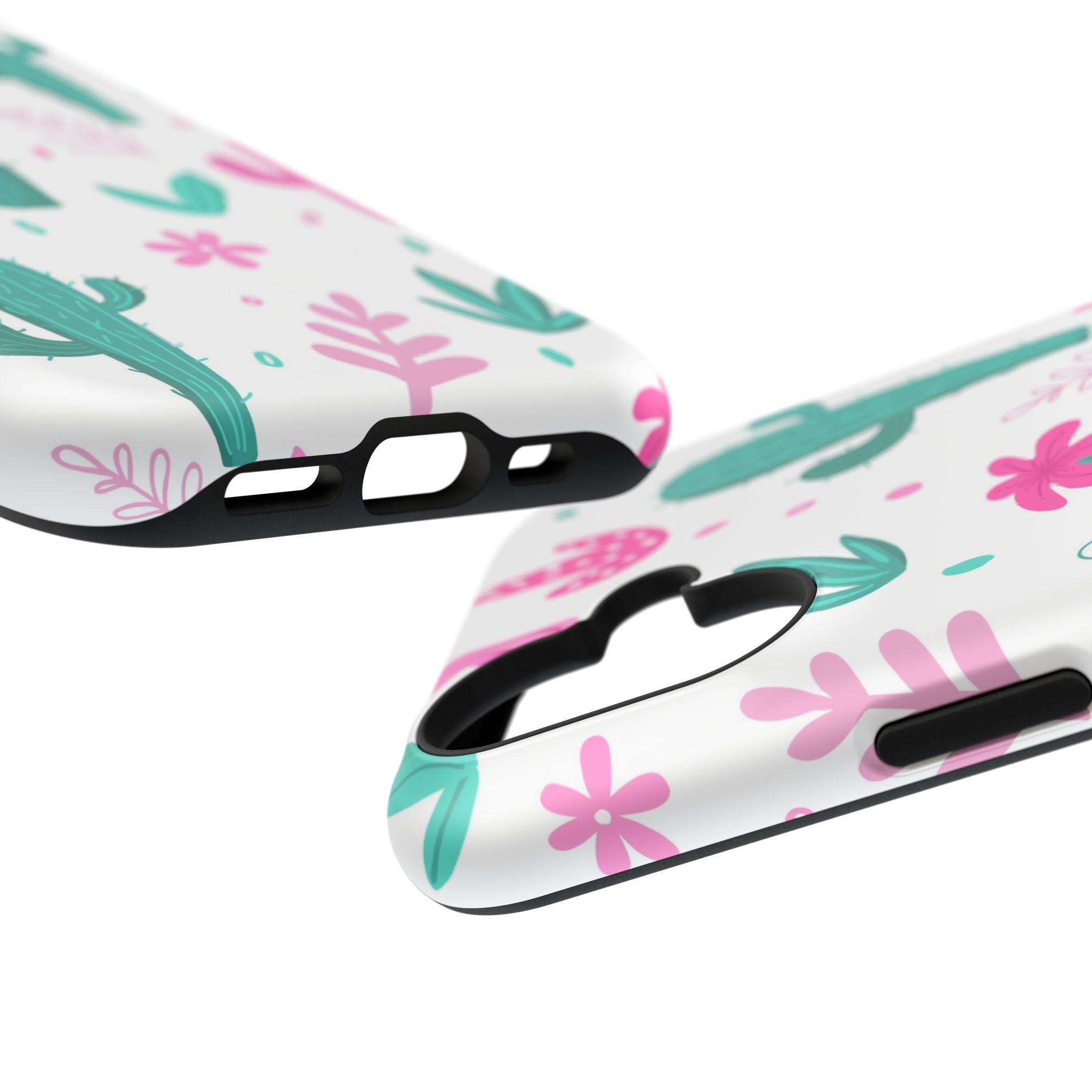 Cactus Pattern Impact Resistant Phone Case