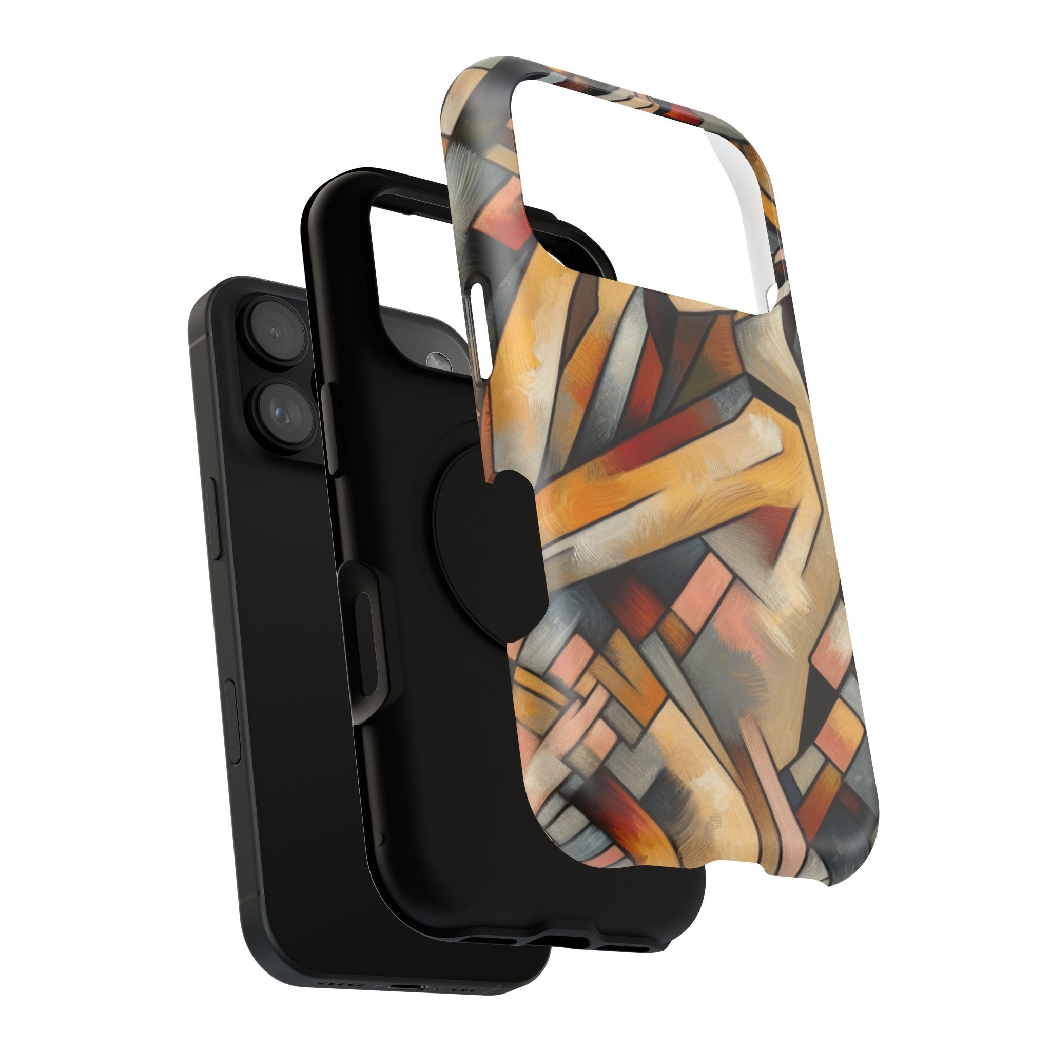 Impact Resistant Phone Case - Sleeping  Woman Abstract