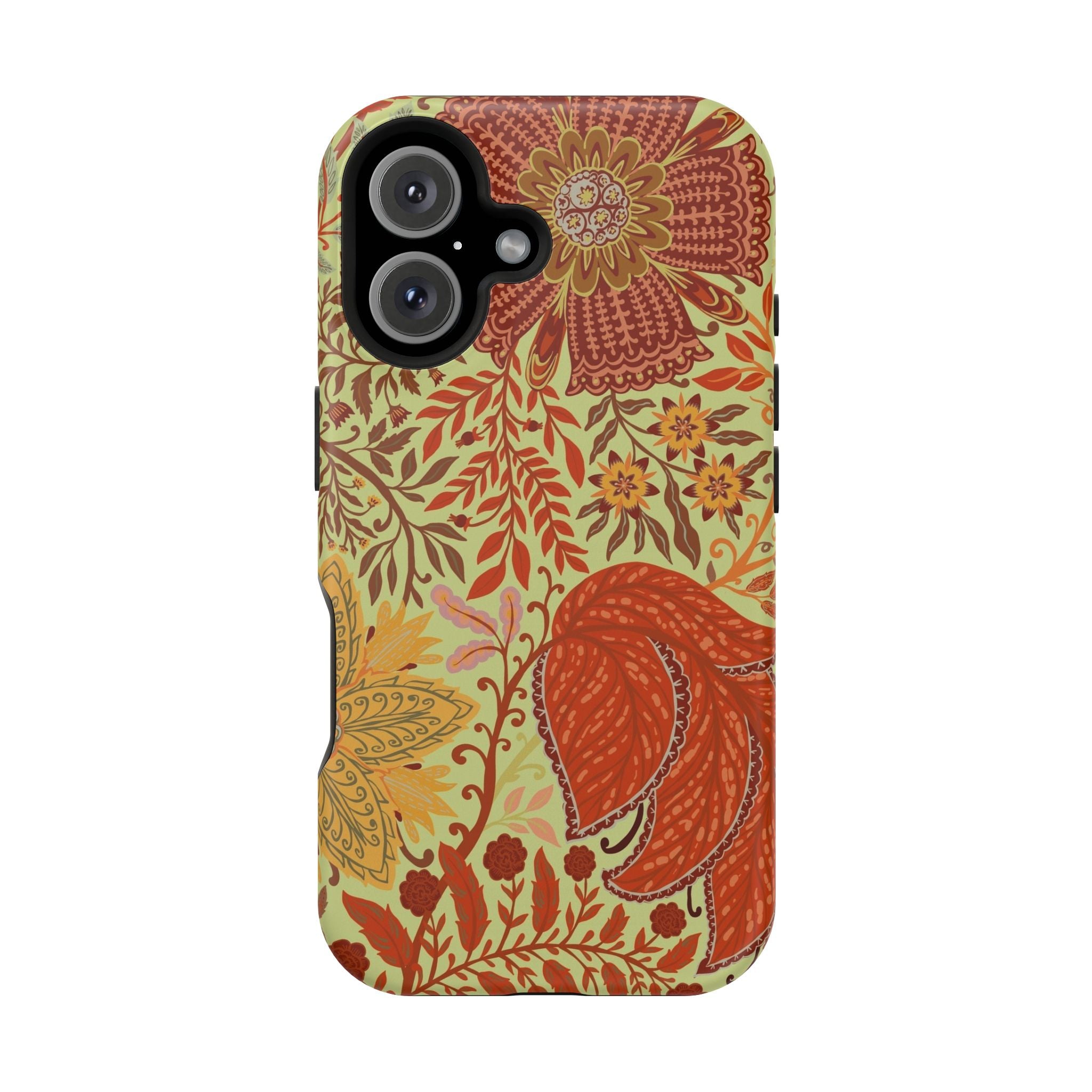 Floral Paisley Magnetic Impact-Resistant Phone Case