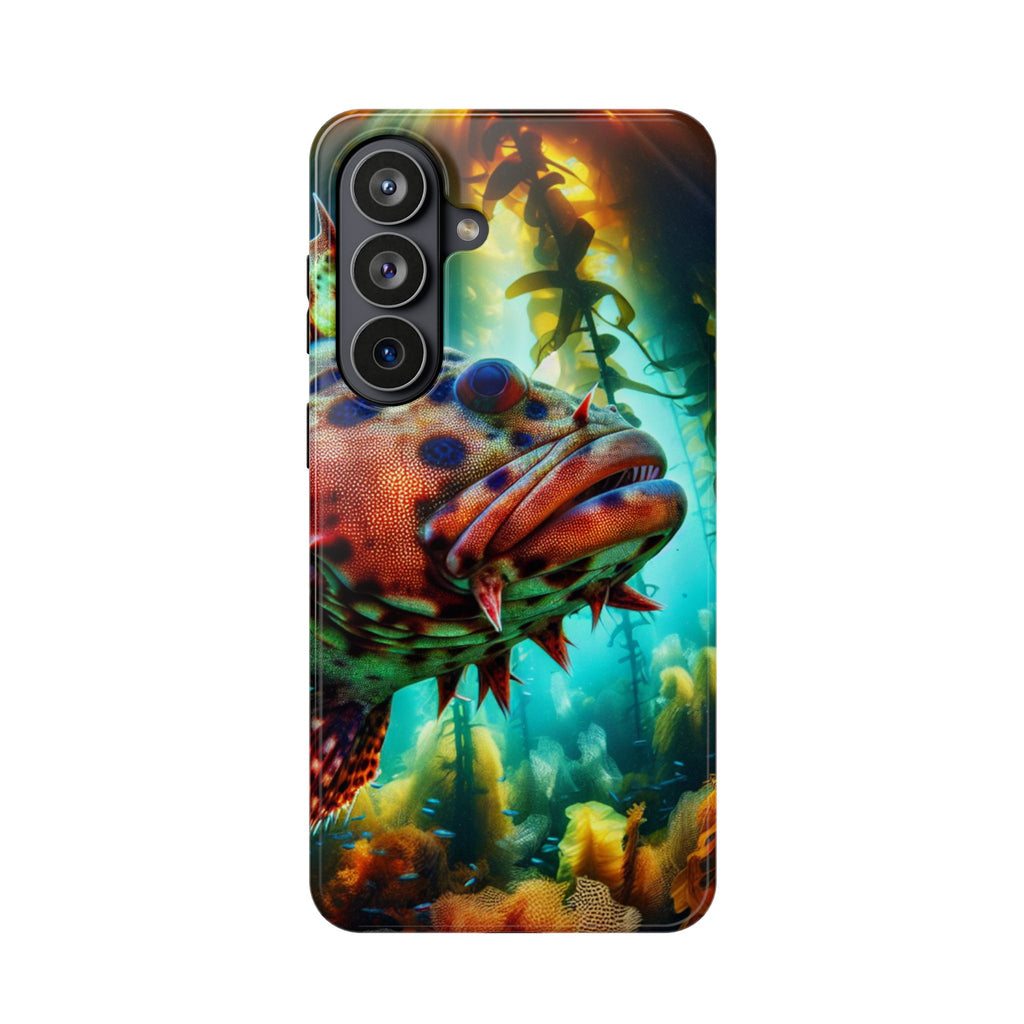 Sea Life Phone Case — Colorful Underwater Fish Impact-Resistant Case