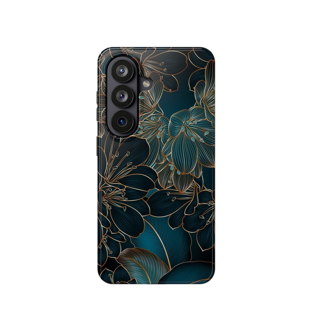 Floral Midnight Impact-Resistant New iPhone Phone Case