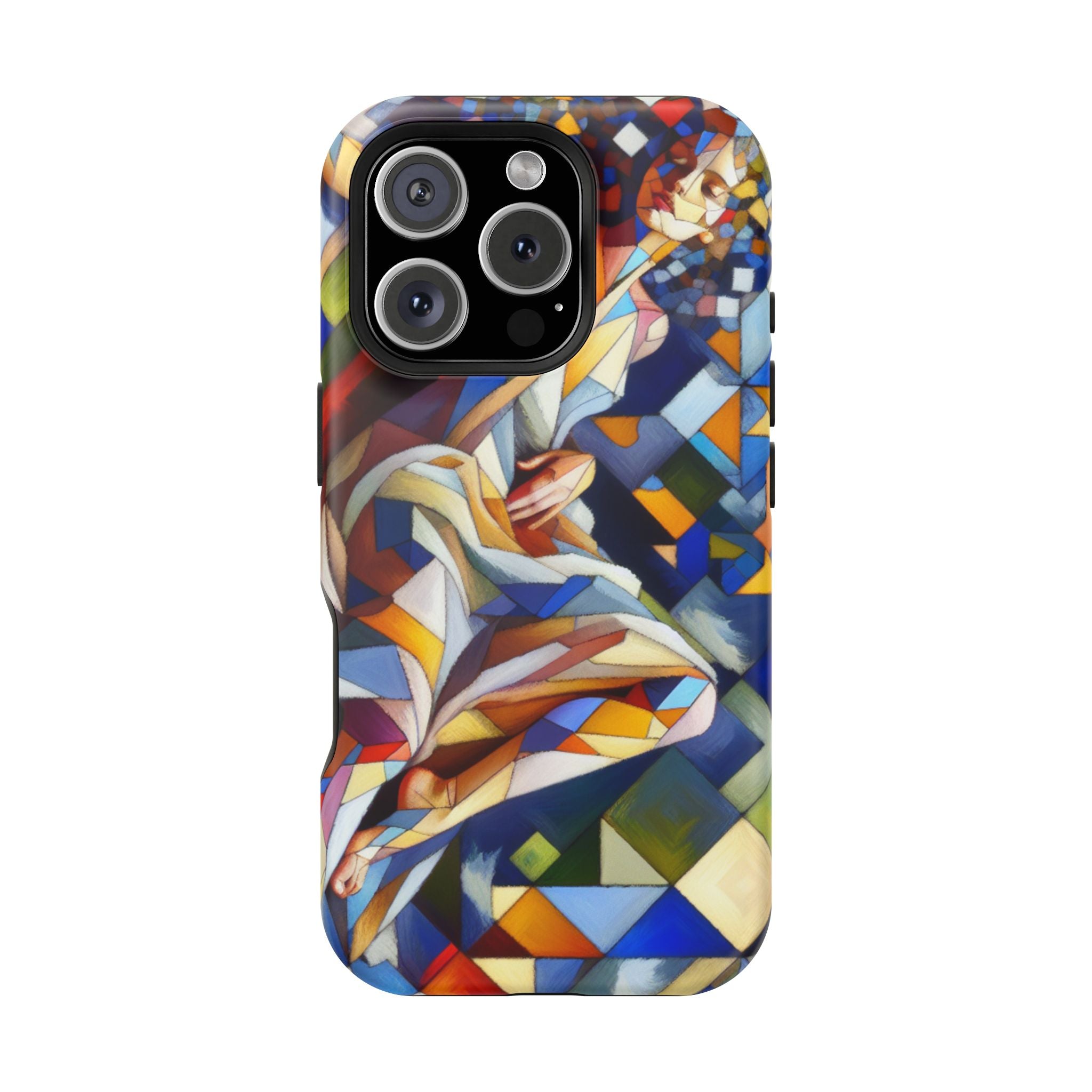Impact Resistant Phone Case - Beautiful Woman Abstract Design