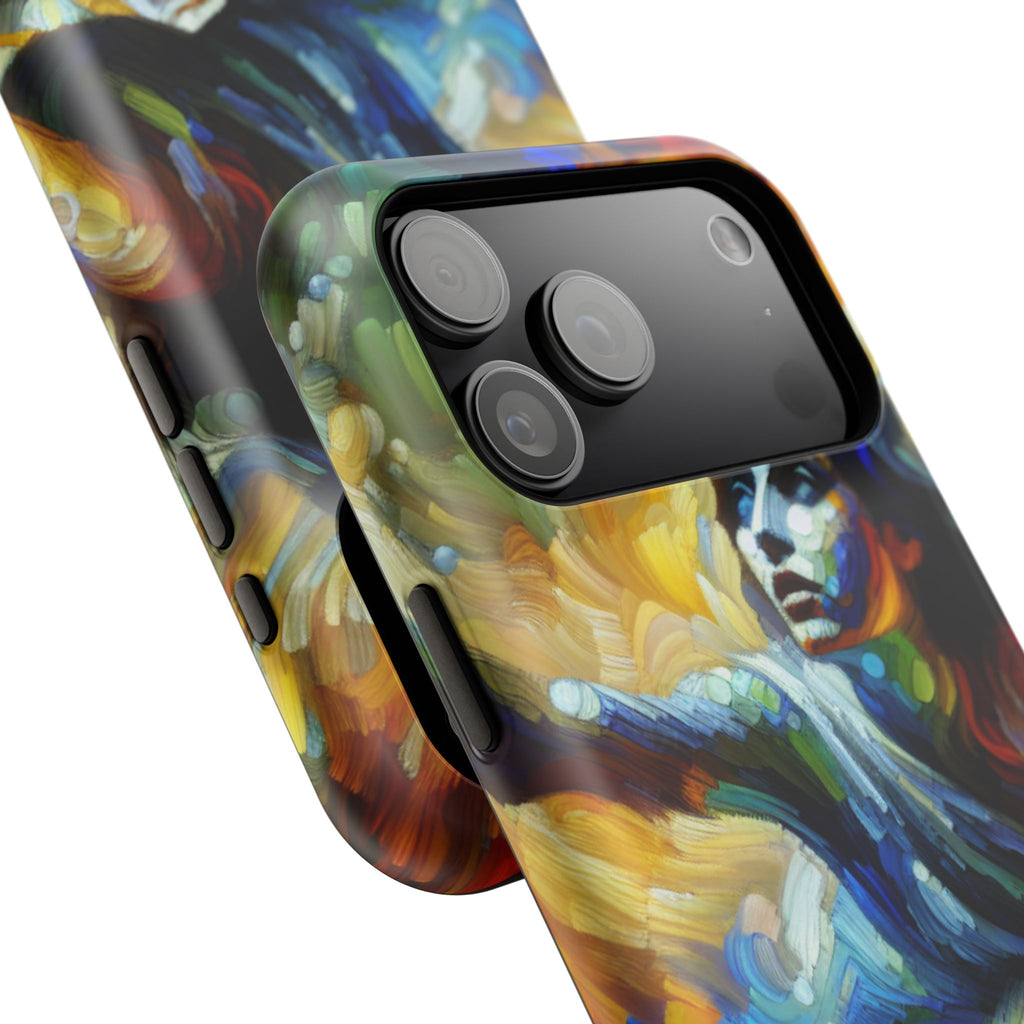 Abstract Woman Impact Resistant Phone Tough Case