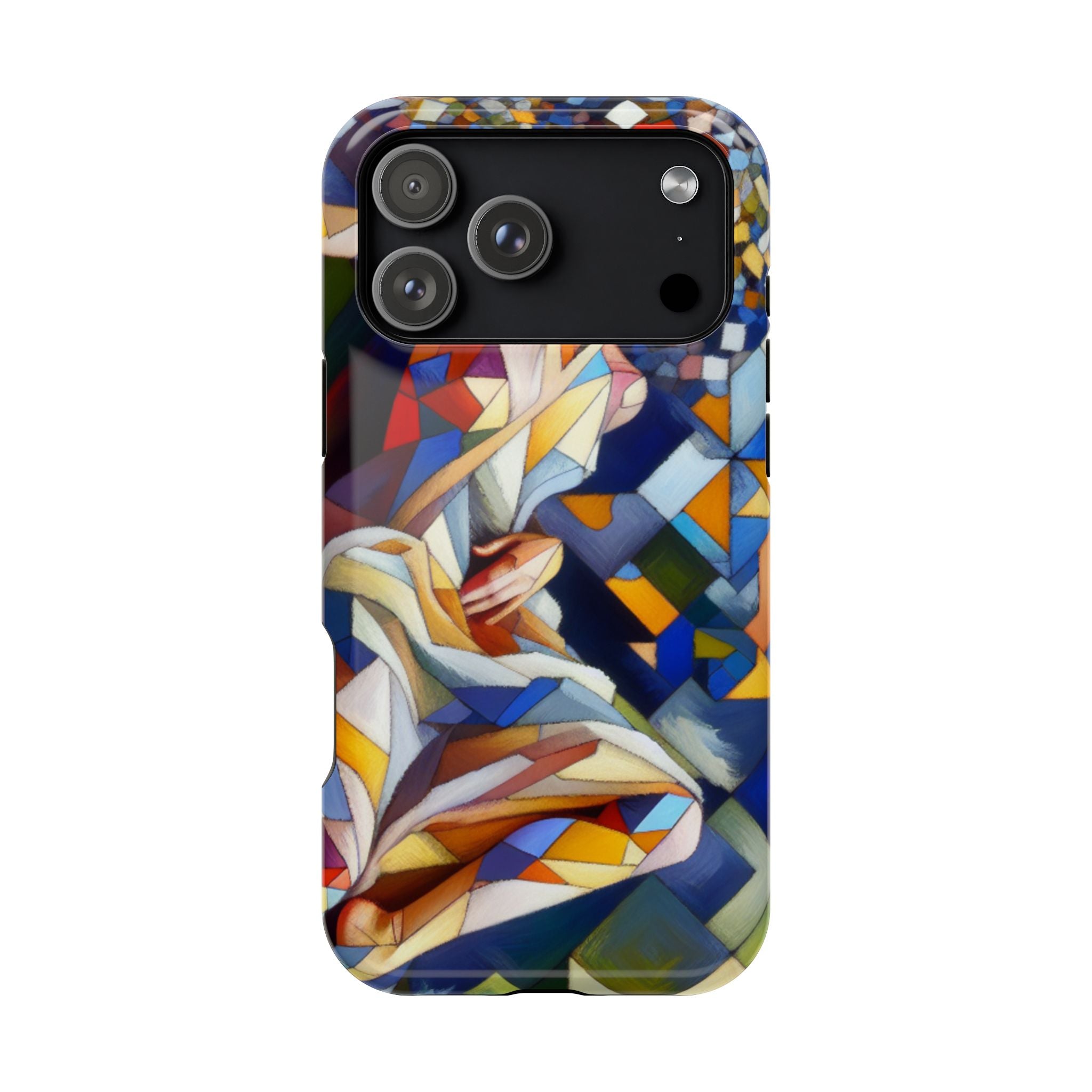 Impact Resistant Phone Case - Beautiful Woman Abstract Design Samsung