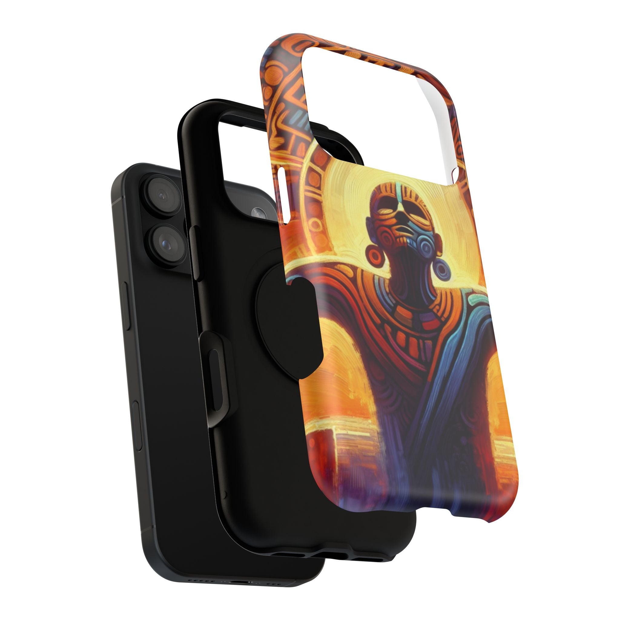 Impact Resistant Phone Case - Aztec Man
