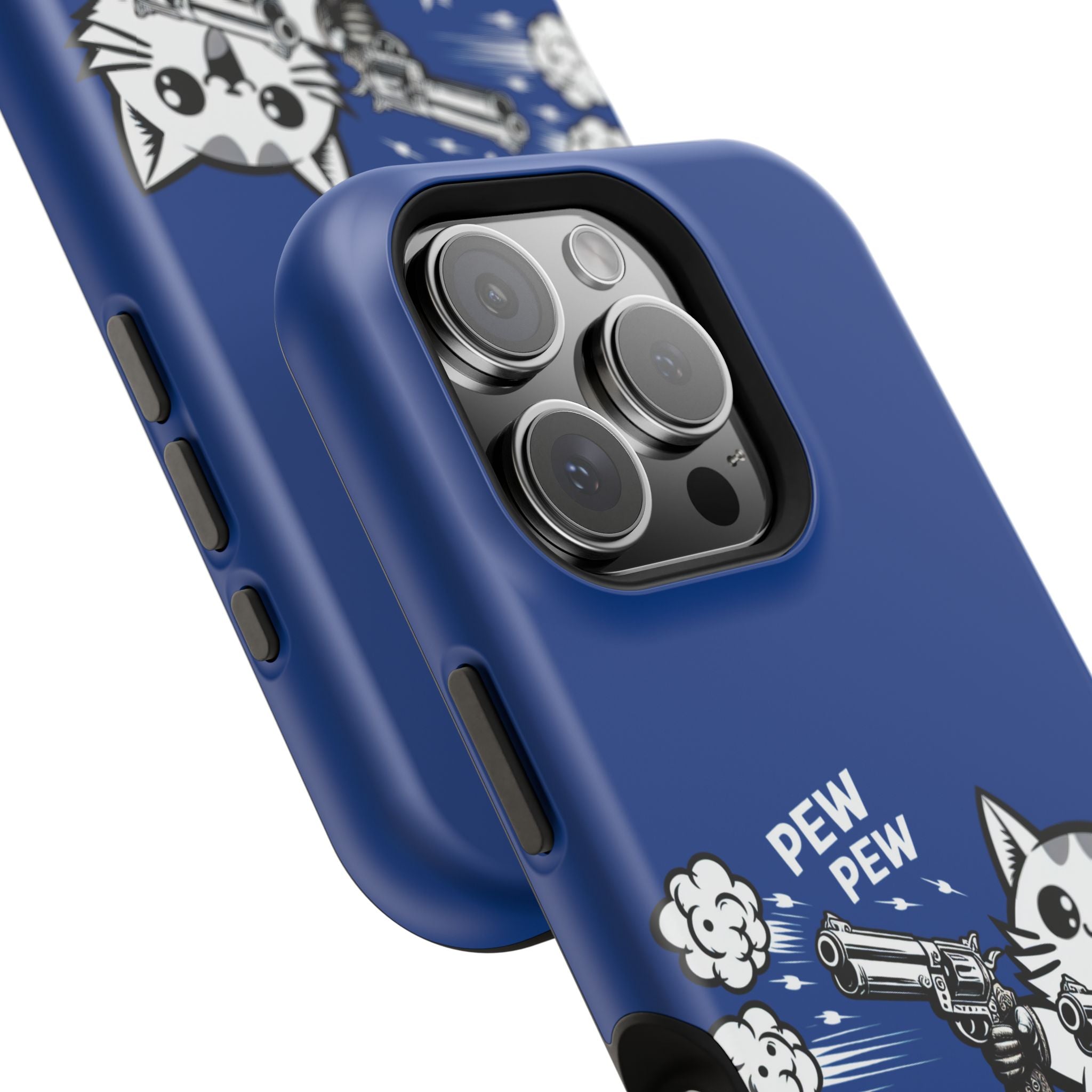 Kitty Pew Pew Impact Resistant Phone Case