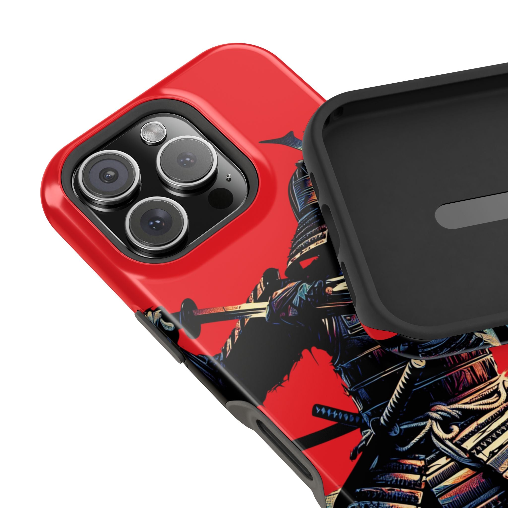 Impact Resistant Phone Case - Samurai Red Warrior