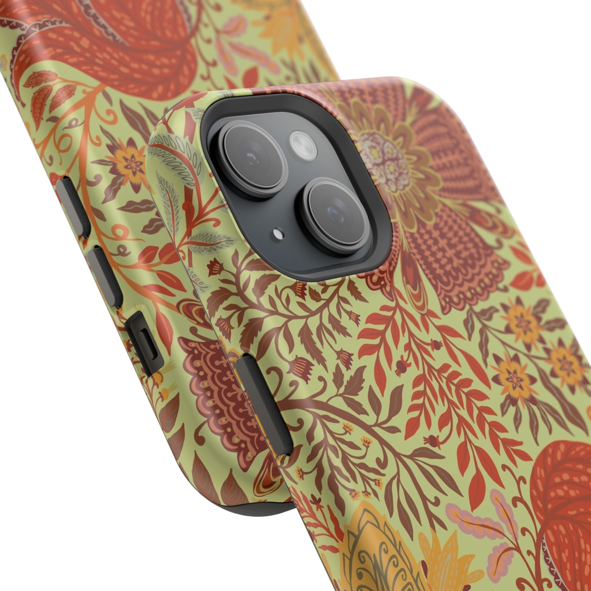 Floral Paisley Magnetic Impact-Resistant Phone Case