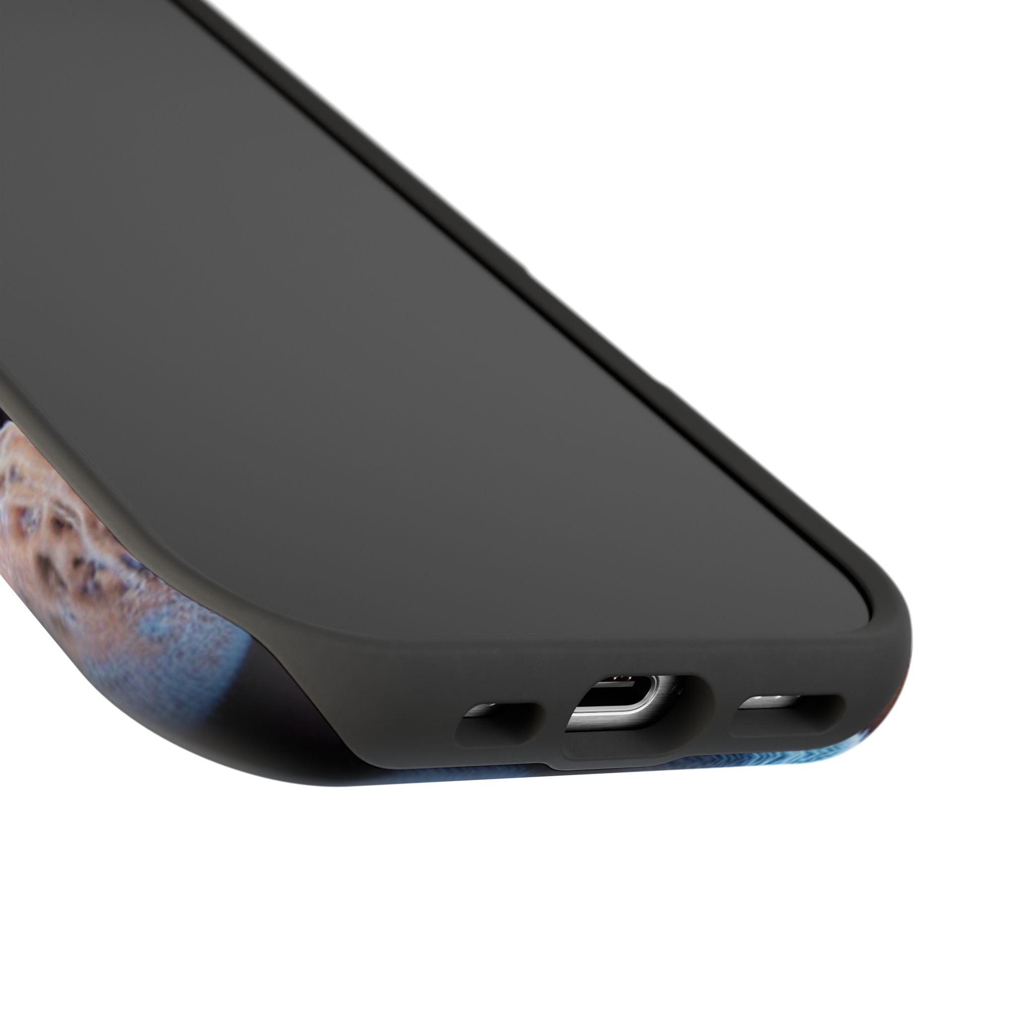 Impact Resistant Though Phone Case Blue Nuts