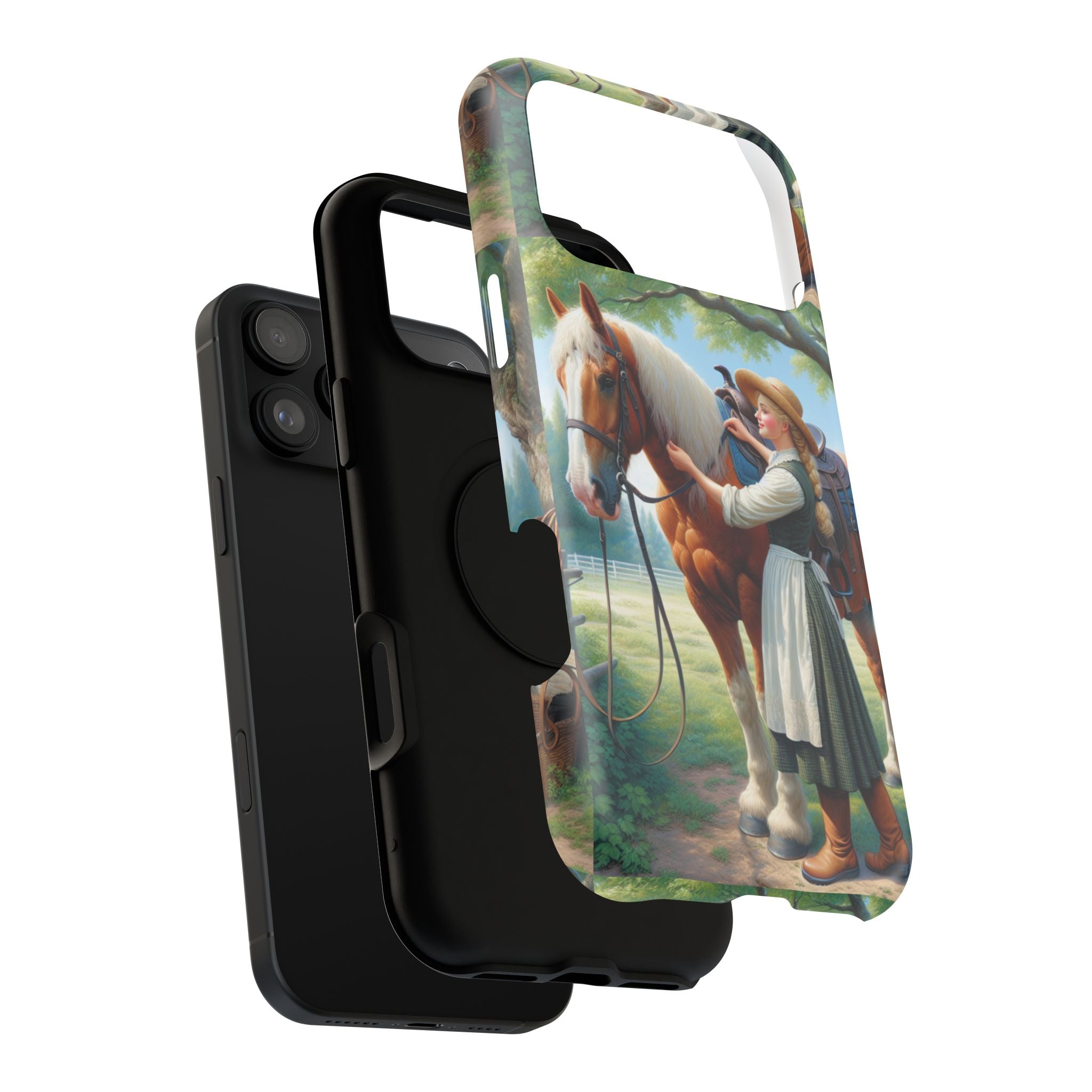 Classic Horse Care Impact Resistant Phone Case