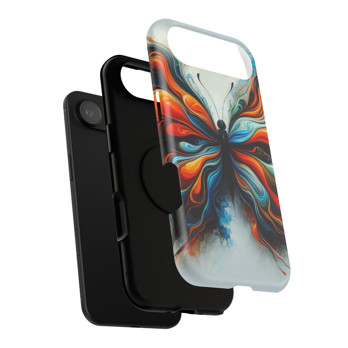 Vibrant Butterfly Impact Resistant Phone Case Unique Gift for Nature Lovers
