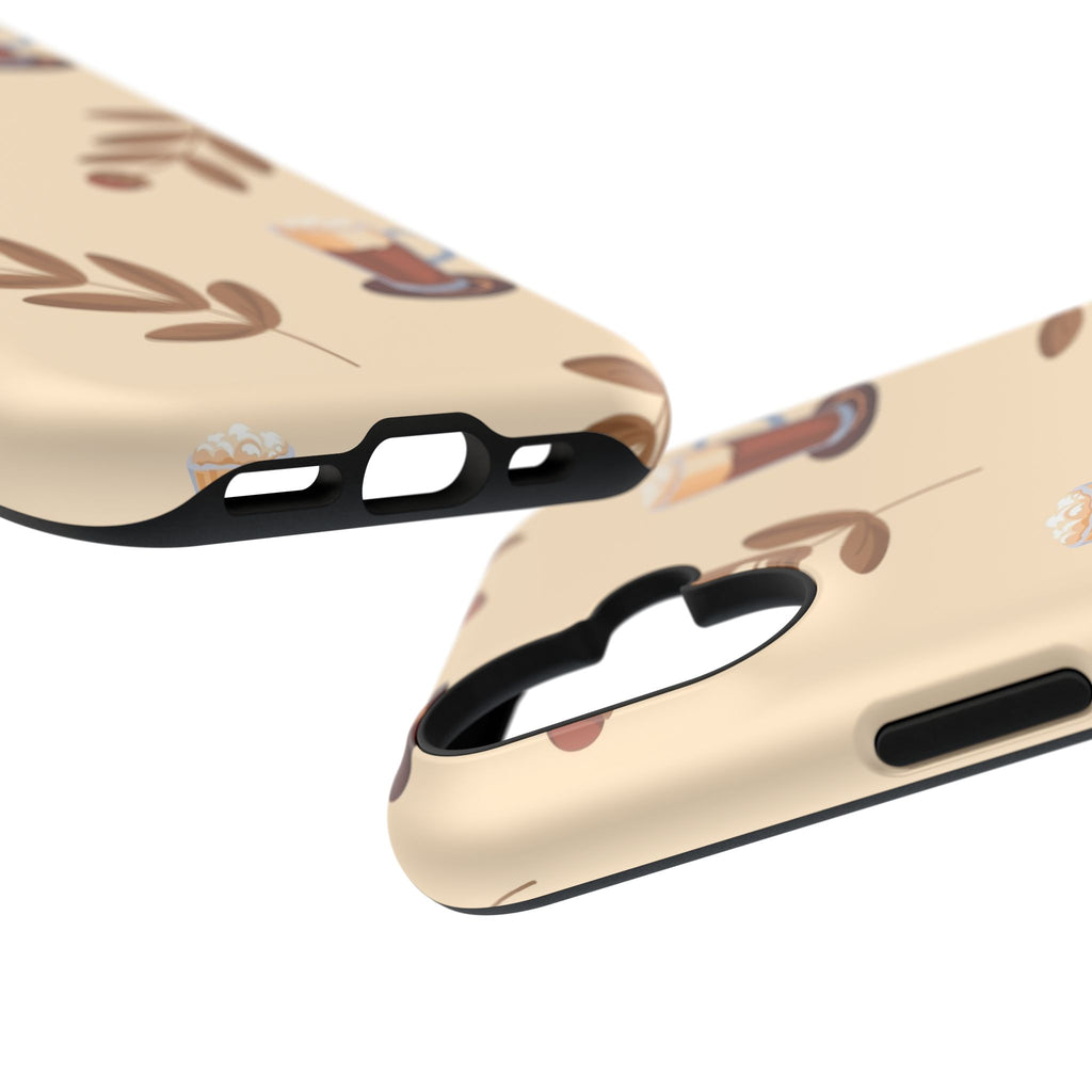 Stylish Coffee Phone Case, Impact-Resistant