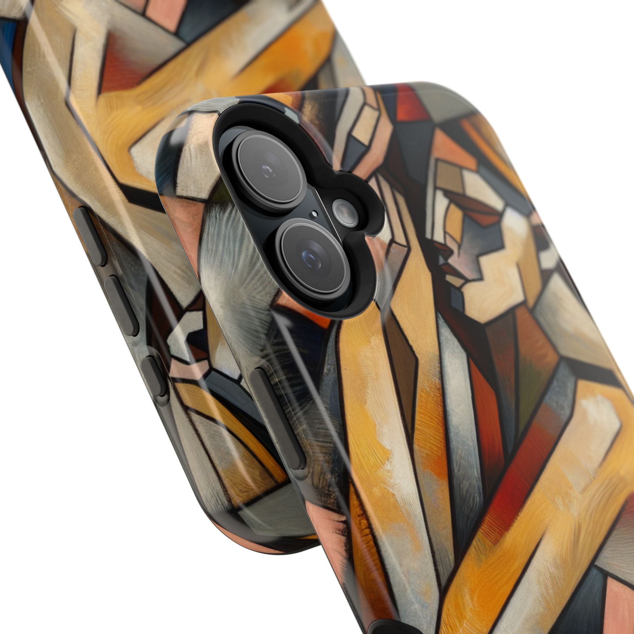 Impact Resistant Phone Case - Woman Abstract Design