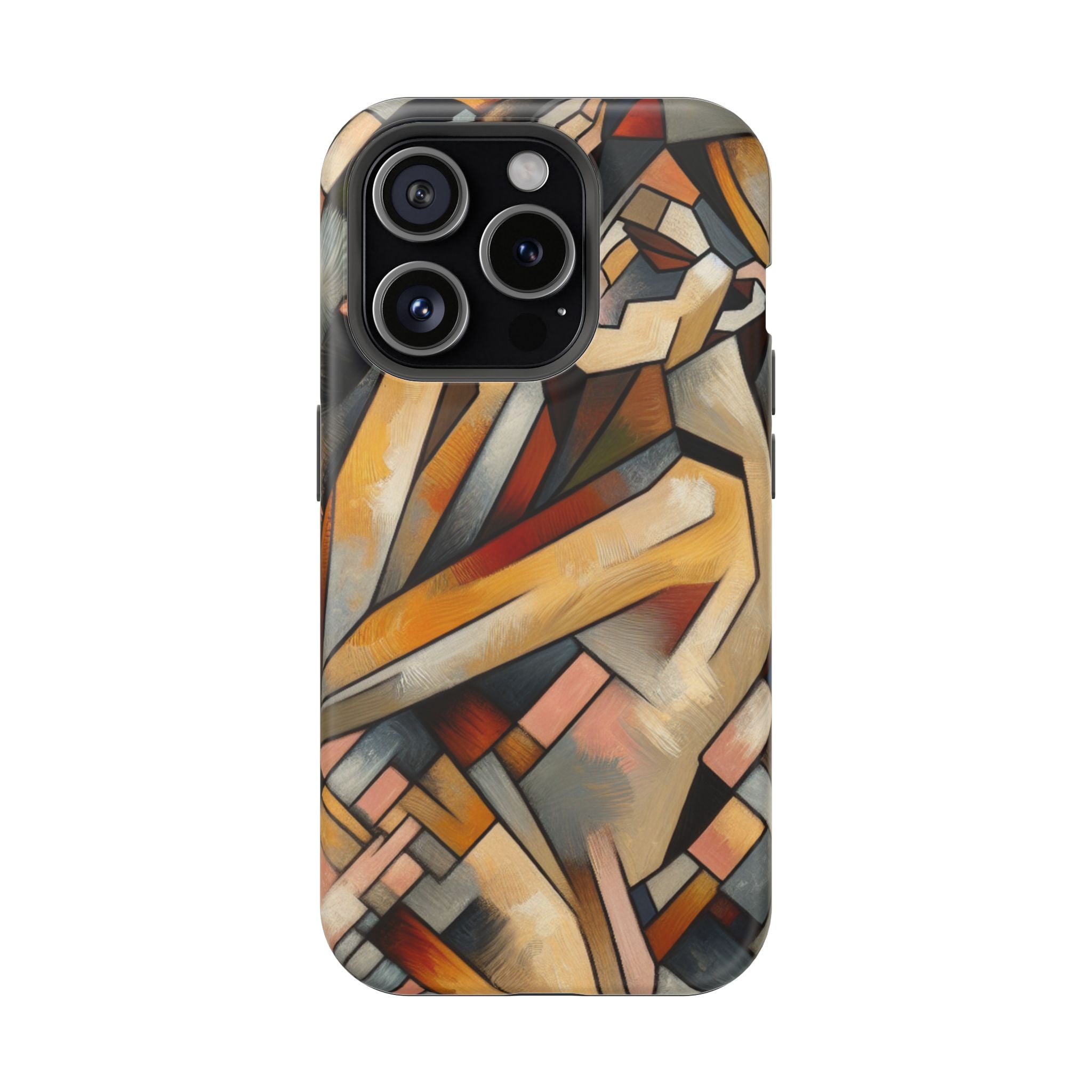 Impact Resistant Phone Case - Woman Abstract Design
