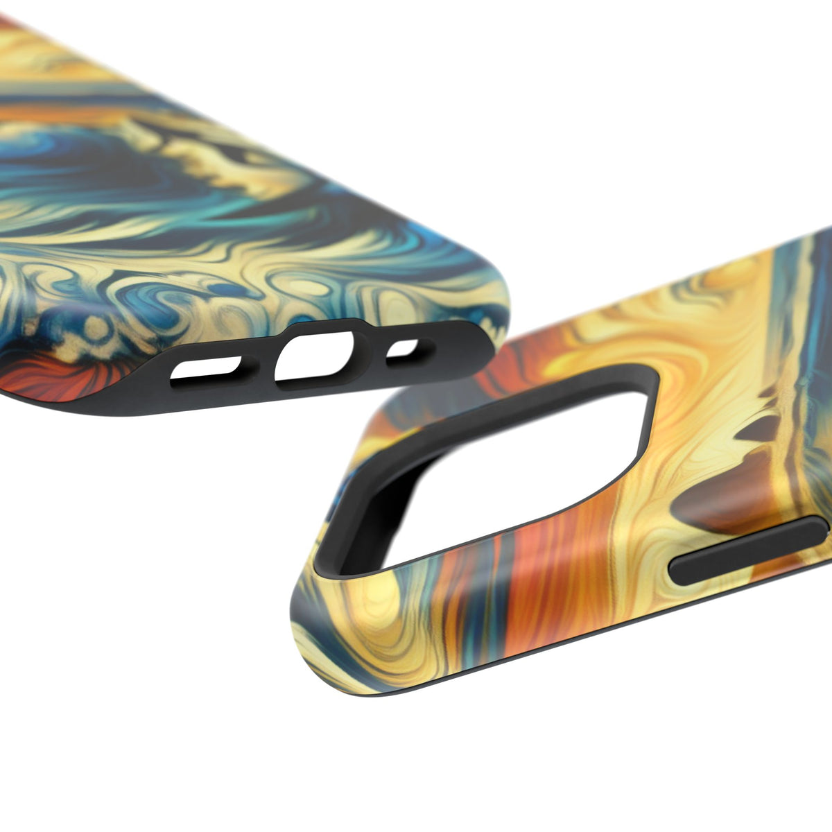 Surfer Sunset Phone Case — Impact‑Resistant Artistic Wave Design