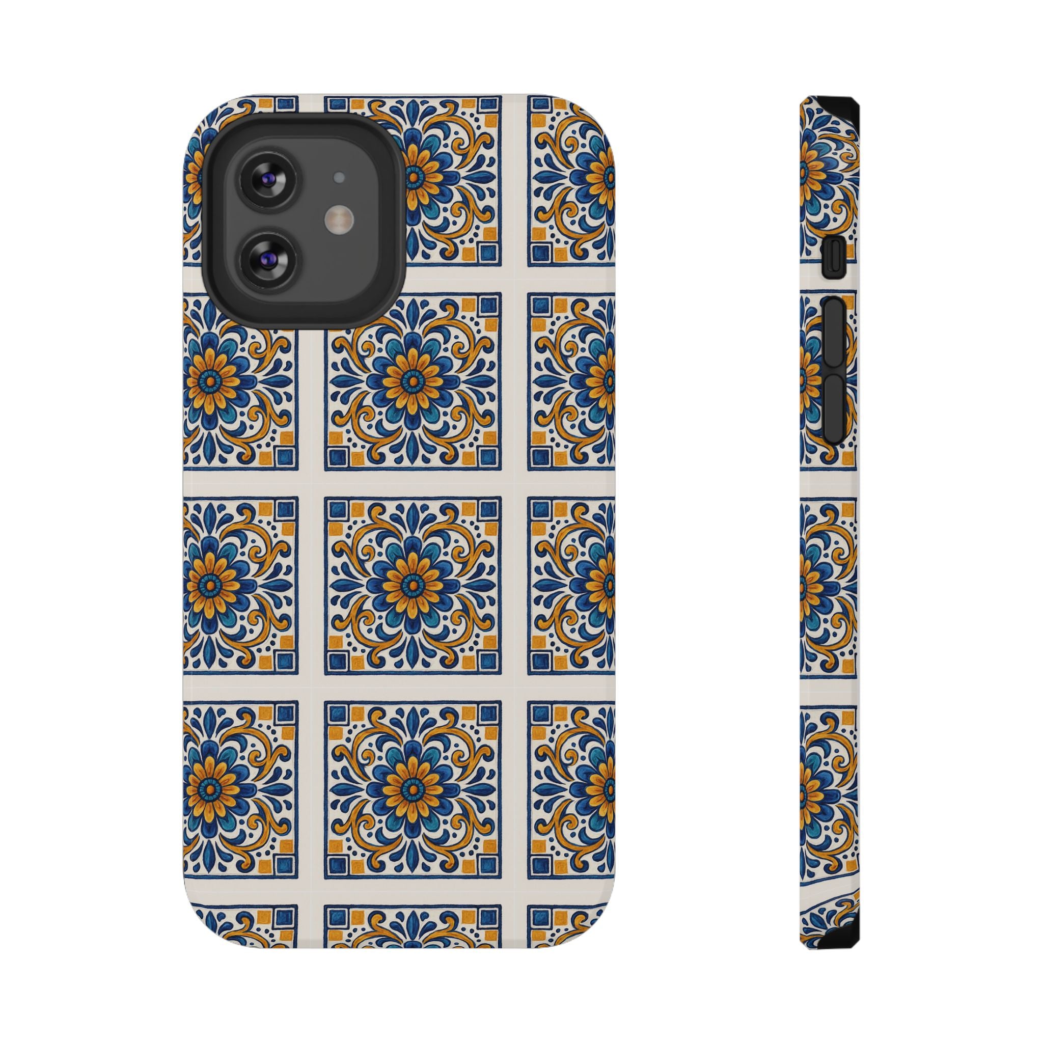 Colorful Floral Phone Case, Durable Impact-Resistant