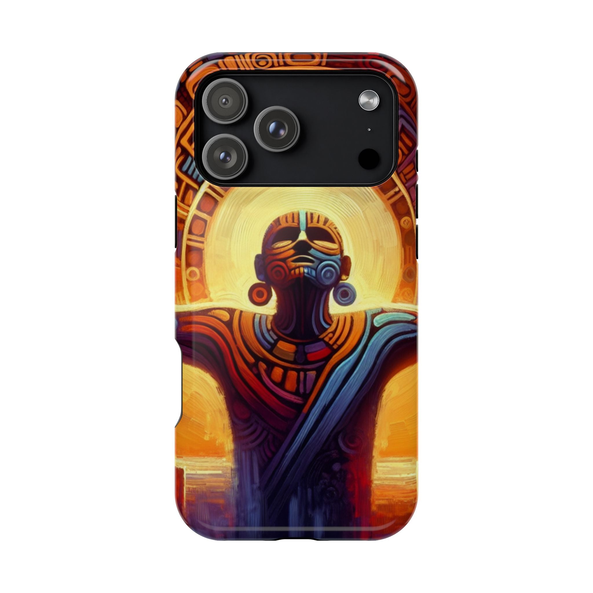 Impact Resistant Phone Case - Aztec Man
