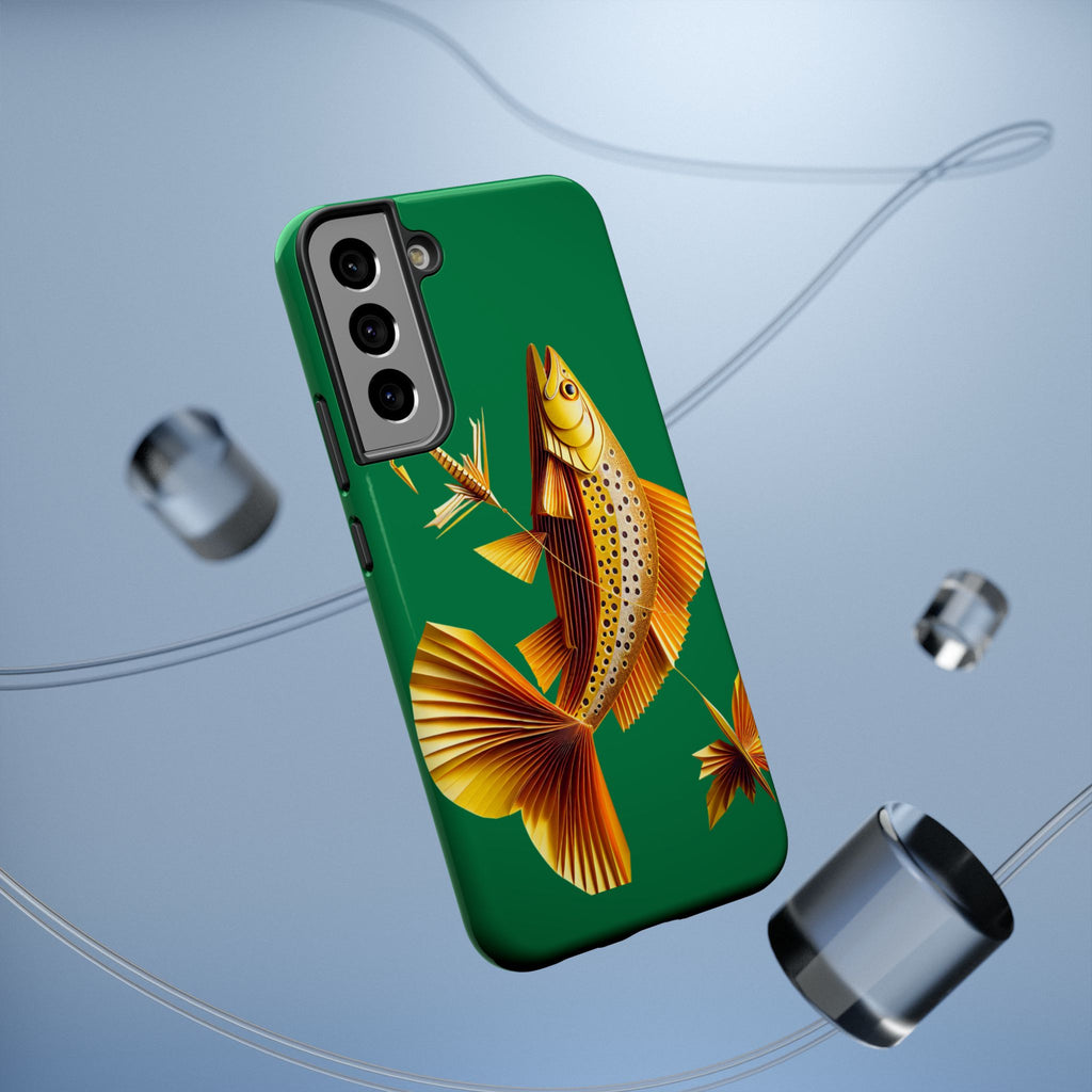 Impact Resistant Phone Case,  Lucky Charm Fish, Outdoor Enthusiast Gift