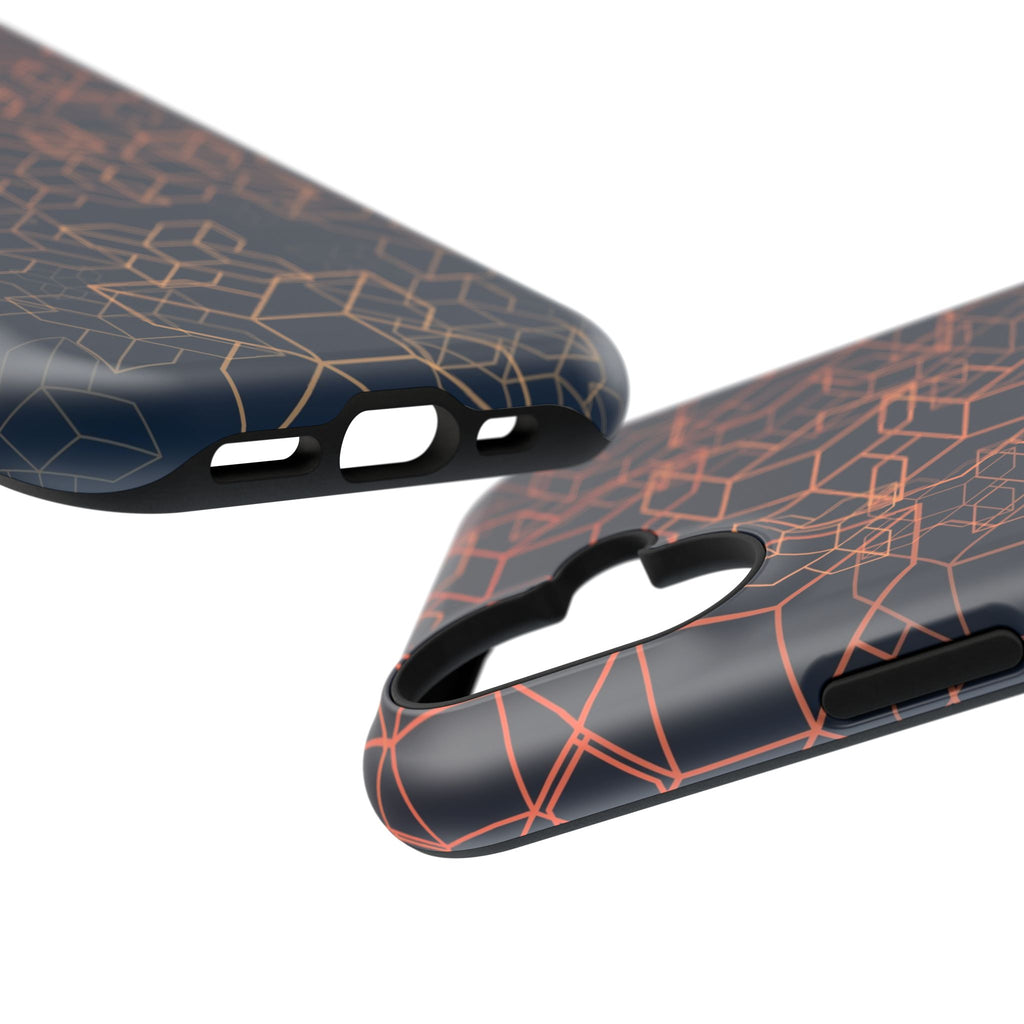 Geometric Pattern Phone Case, Durable Impact-Resistant