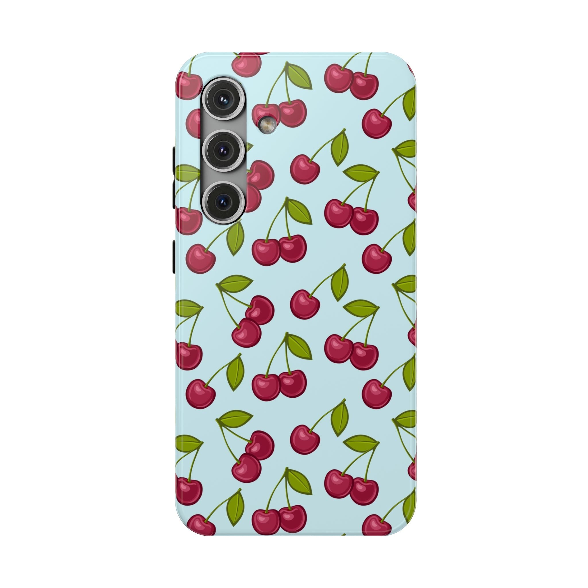 Cherry Pattern Phone Case, Cute Cherry