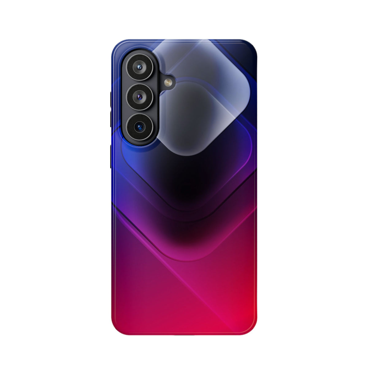 Impact-Resistant Phone Case — Gradient Blue to Magenta Protective Cover