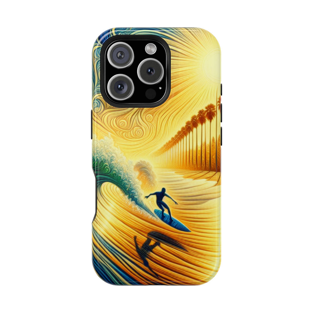Surfing Impact Resistant Phone Case - Ocean Vibes, Phone Cover for Surfers, Beach Lovers