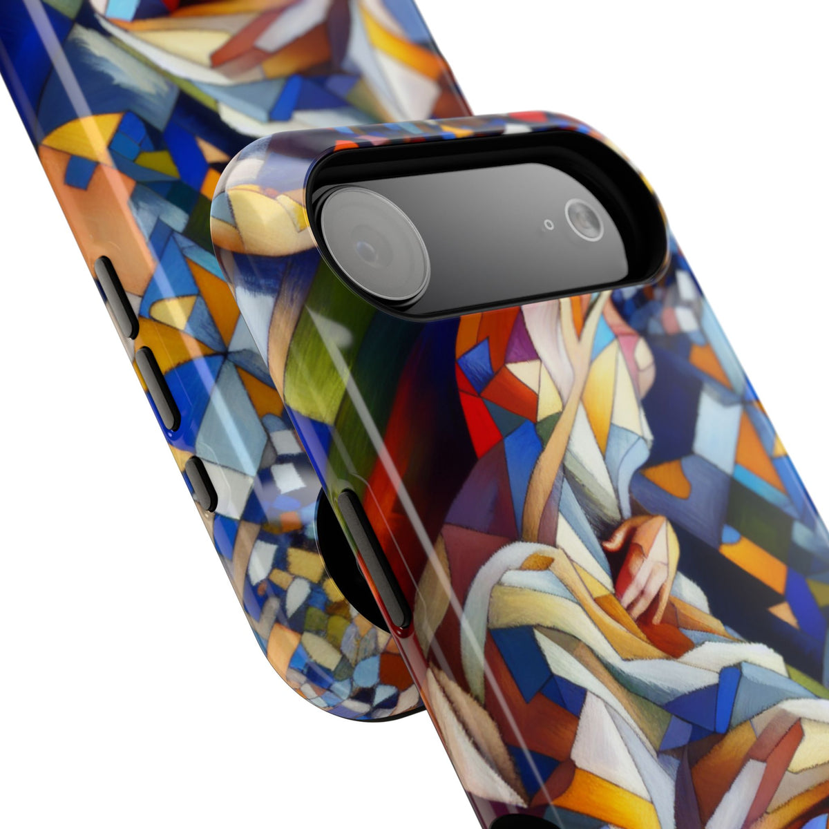 Abstract Stained Glass Dragon Impact Phone Case