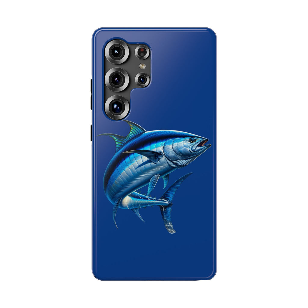 Blue Marlin Impact-Resistant Phone Case — Ocean Fish Protective Cover