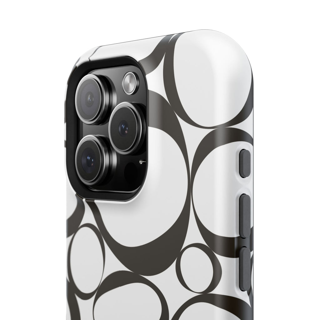 Black & White Impact-Resistant Phone Case - Durable
