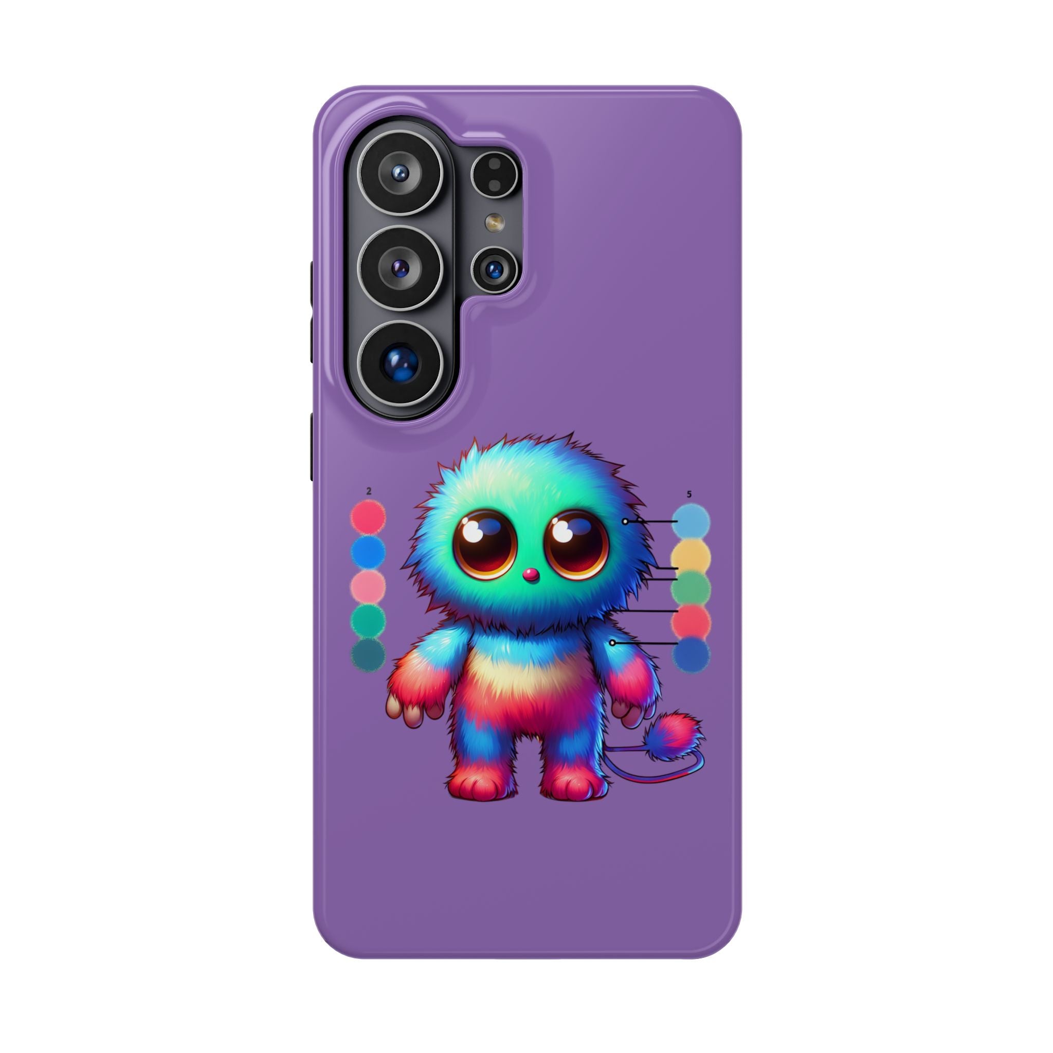 Colorful Cute Monster Impact Resistant Phone Case