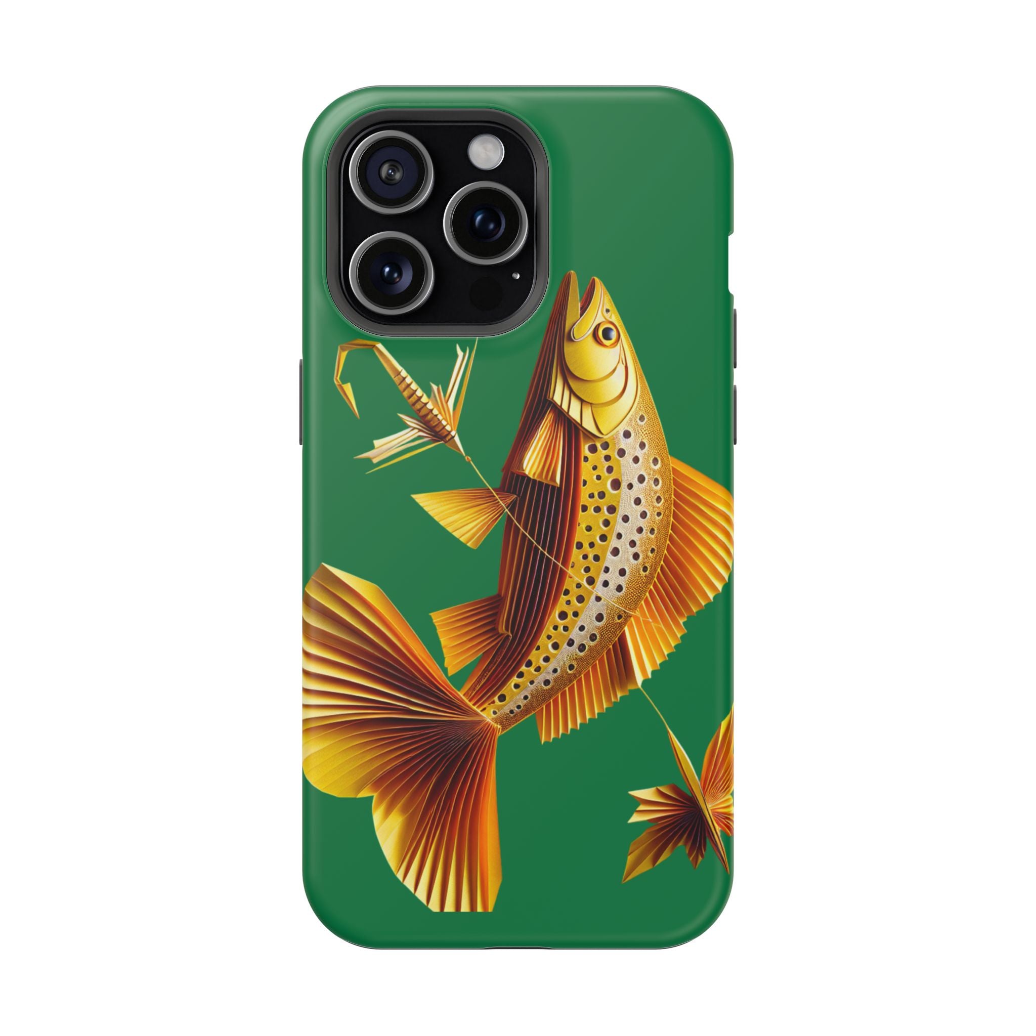 Impact Resistant Phone Case,  Lucky Charm Fish, Outdoor Enthusiast Gift